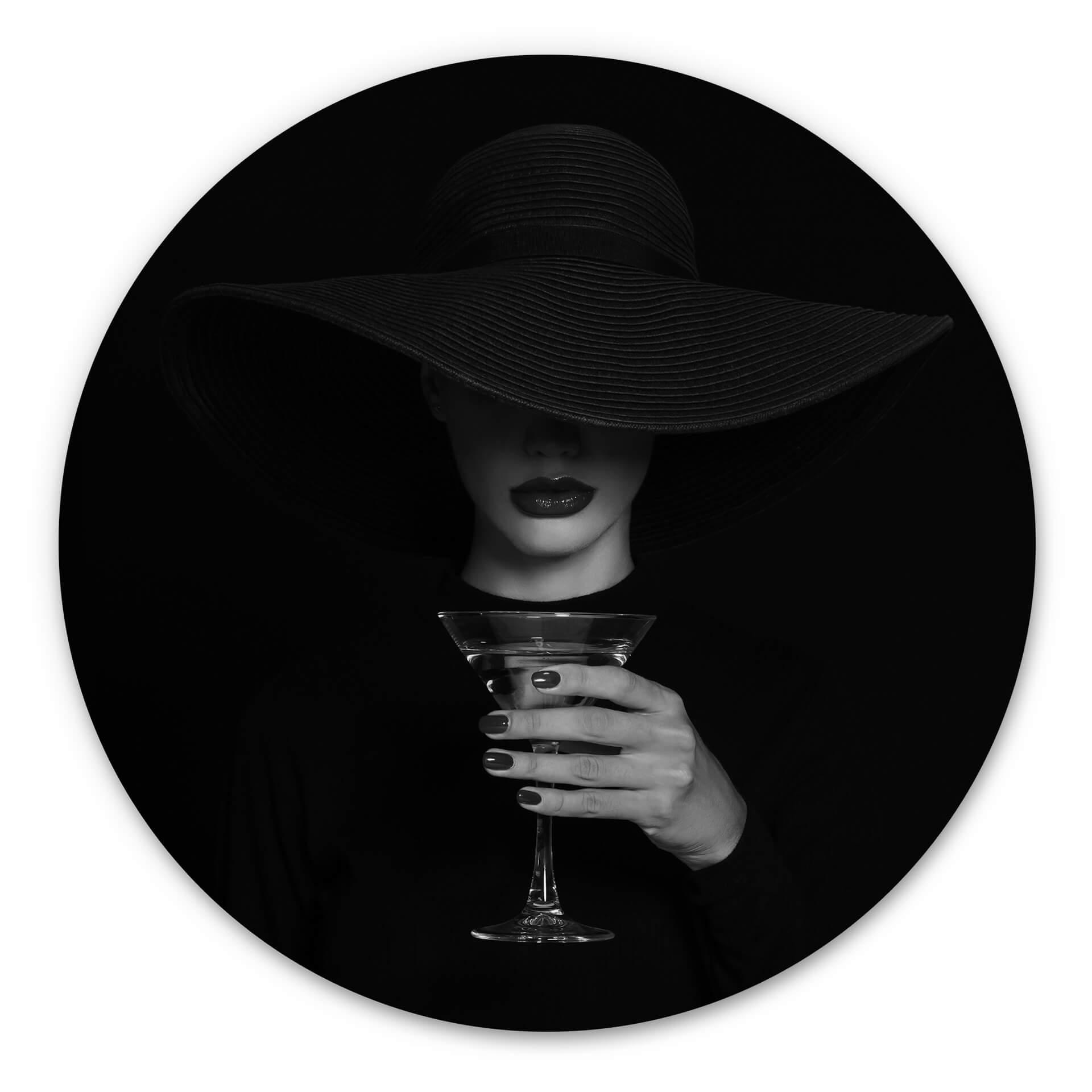 Wandcirkel Having a Martini