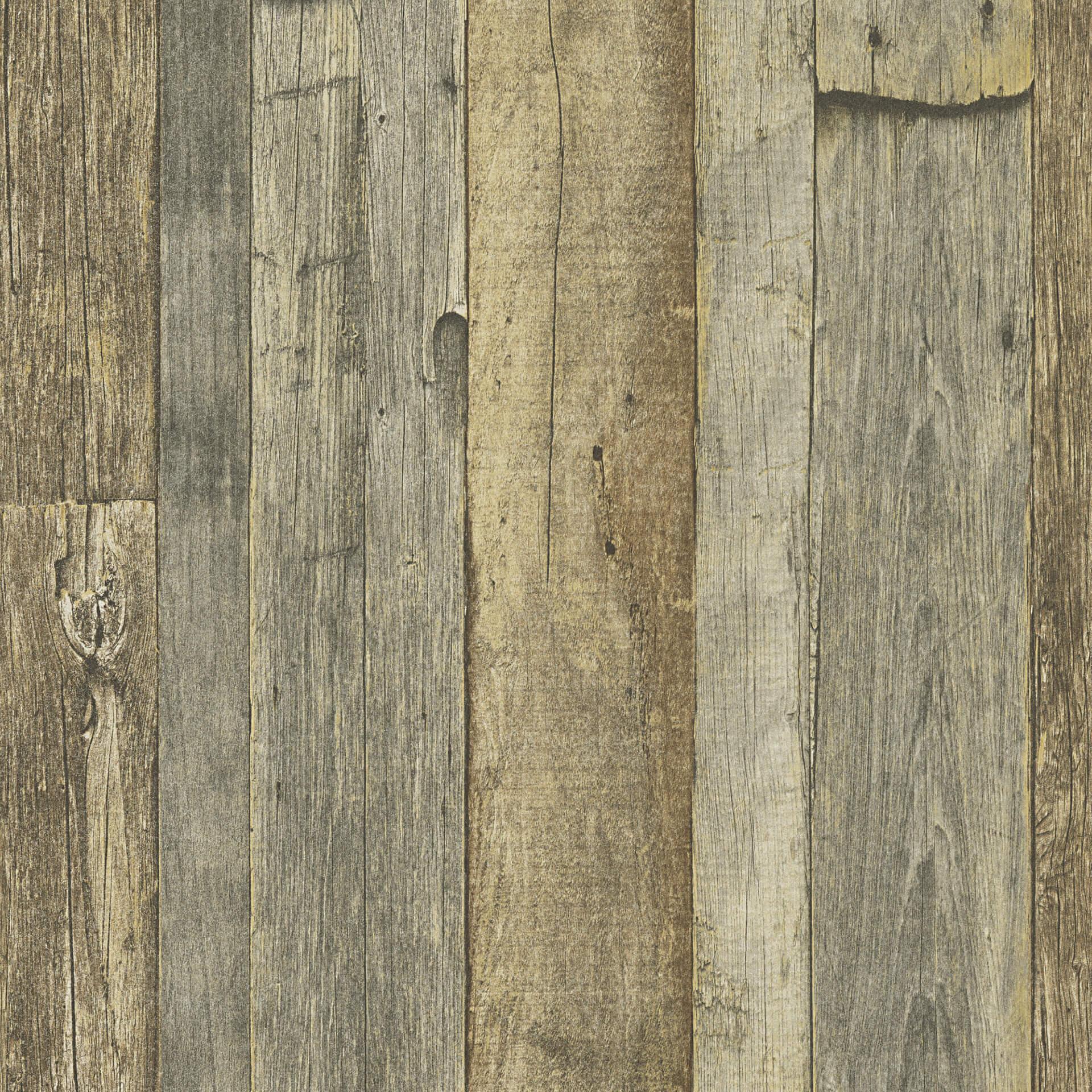 A.S. Création behang Best of Wood`n Stone 2nd Edition bruin, creme, geel