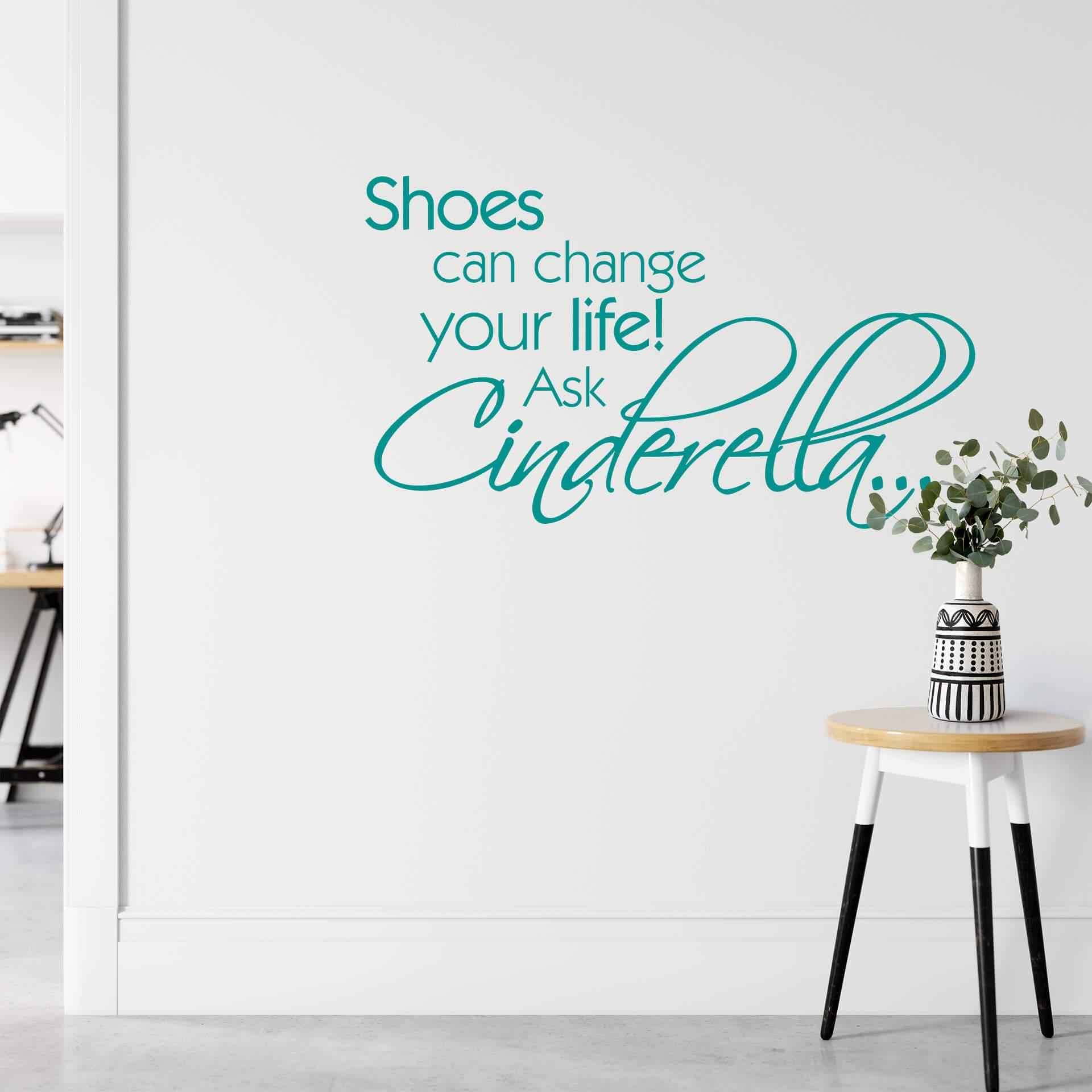 Sko kan ændre dit liv! Wallsticker