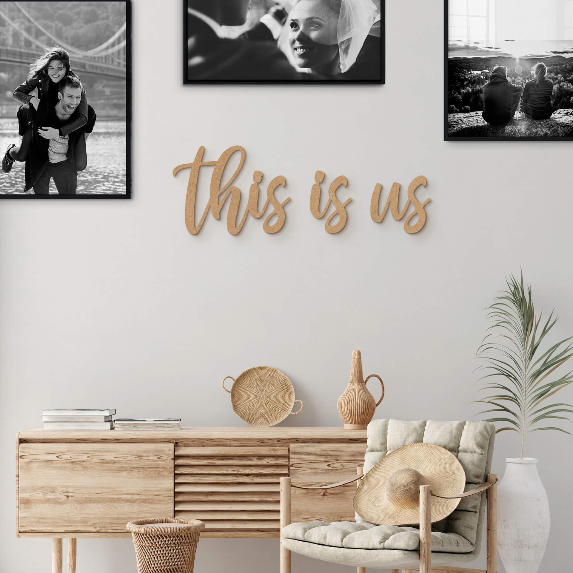 MDF-dekoration This is us