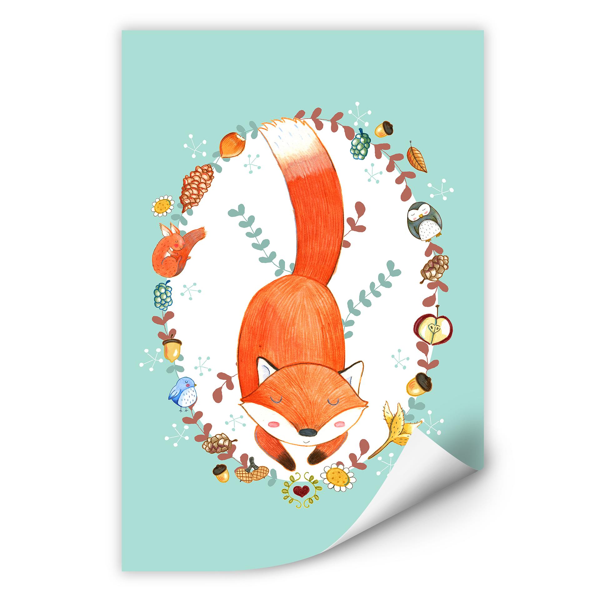 Wallprint Loske - Schlafender Wald