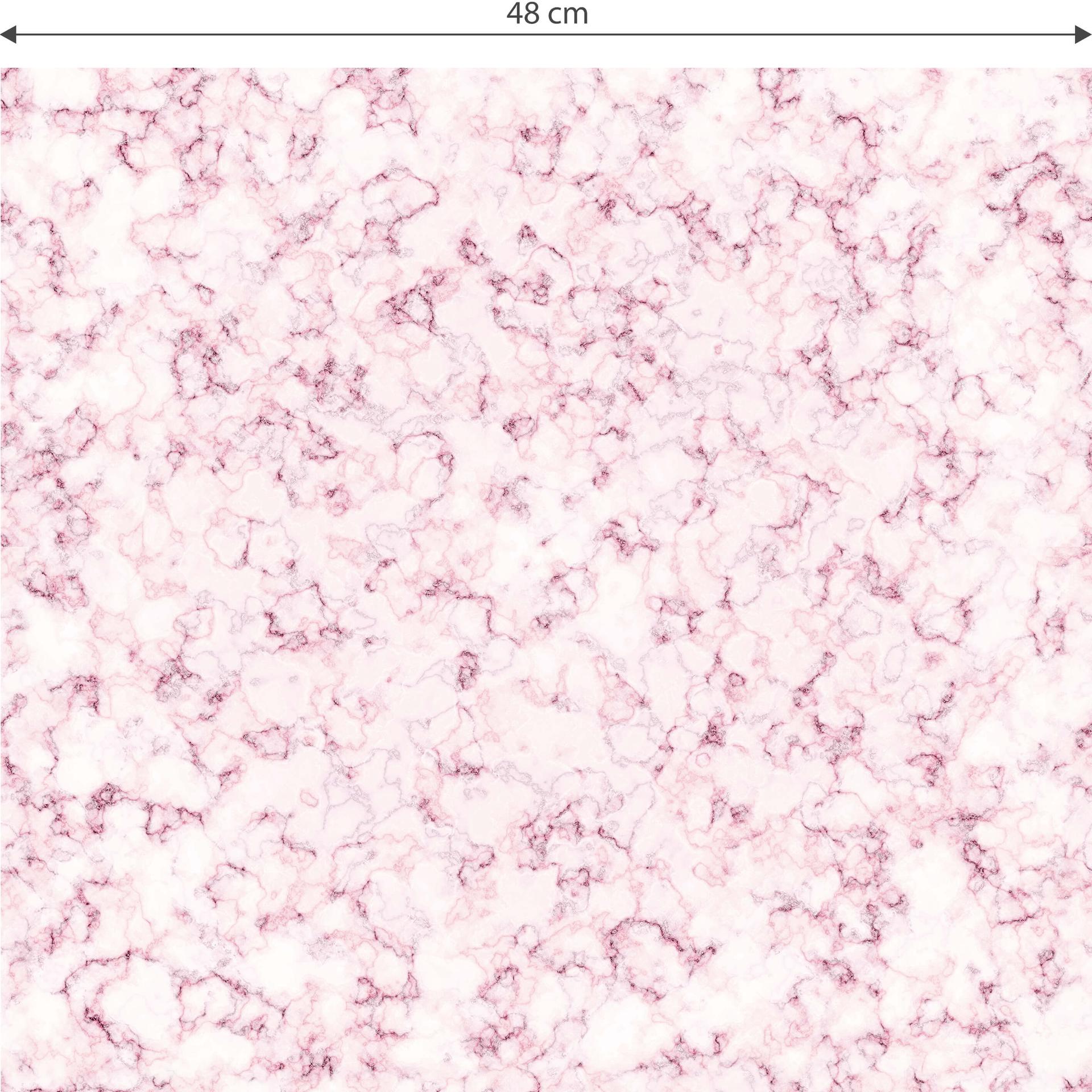 Patroonbehang – Marmer – roze