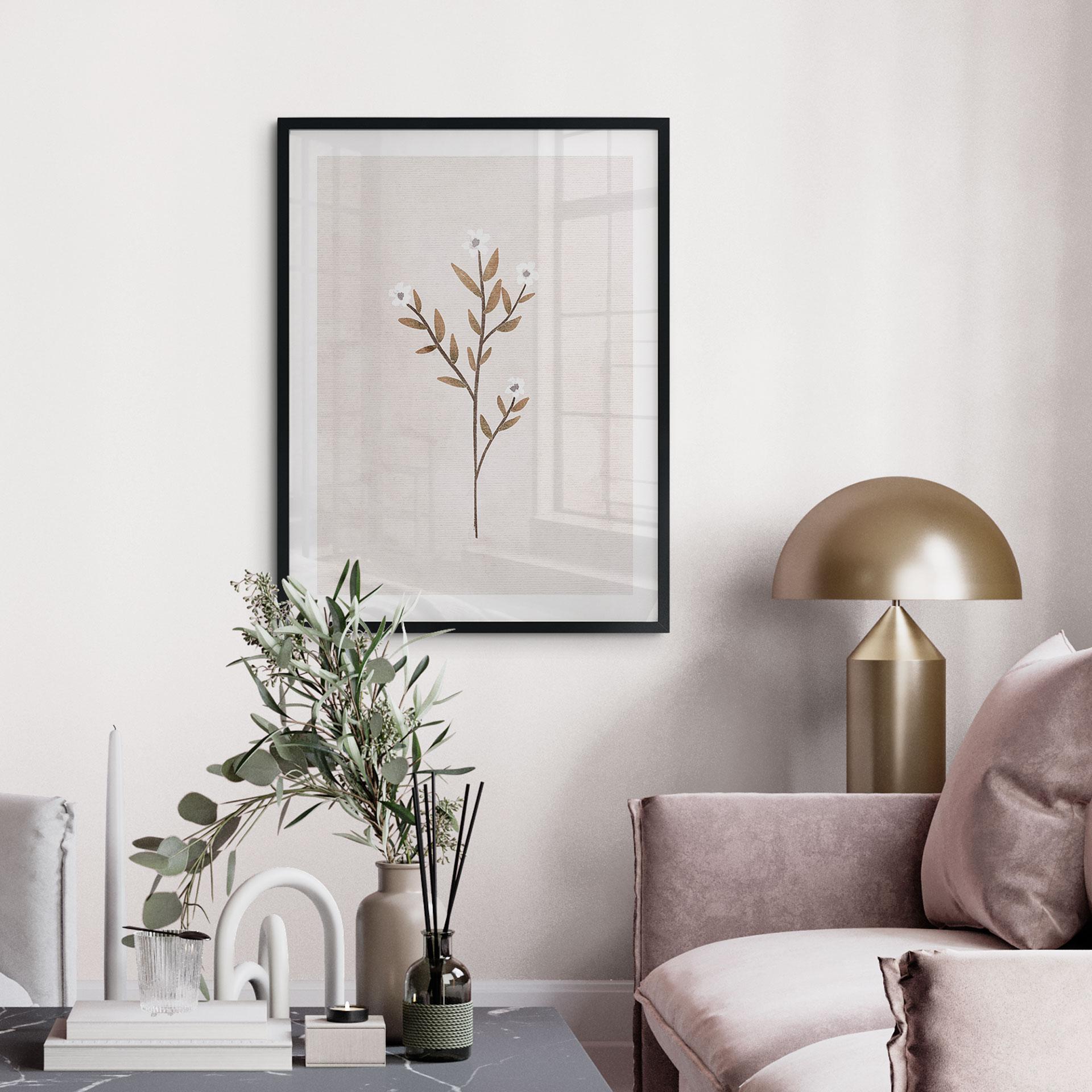 Illustration af blomster på plakat - Forget-me-not - Goed Blauw