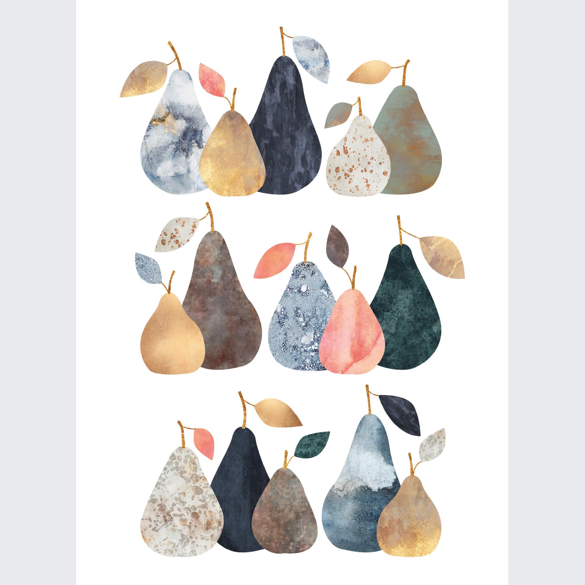 Fotobehang Fredriksson - Perfect Pears