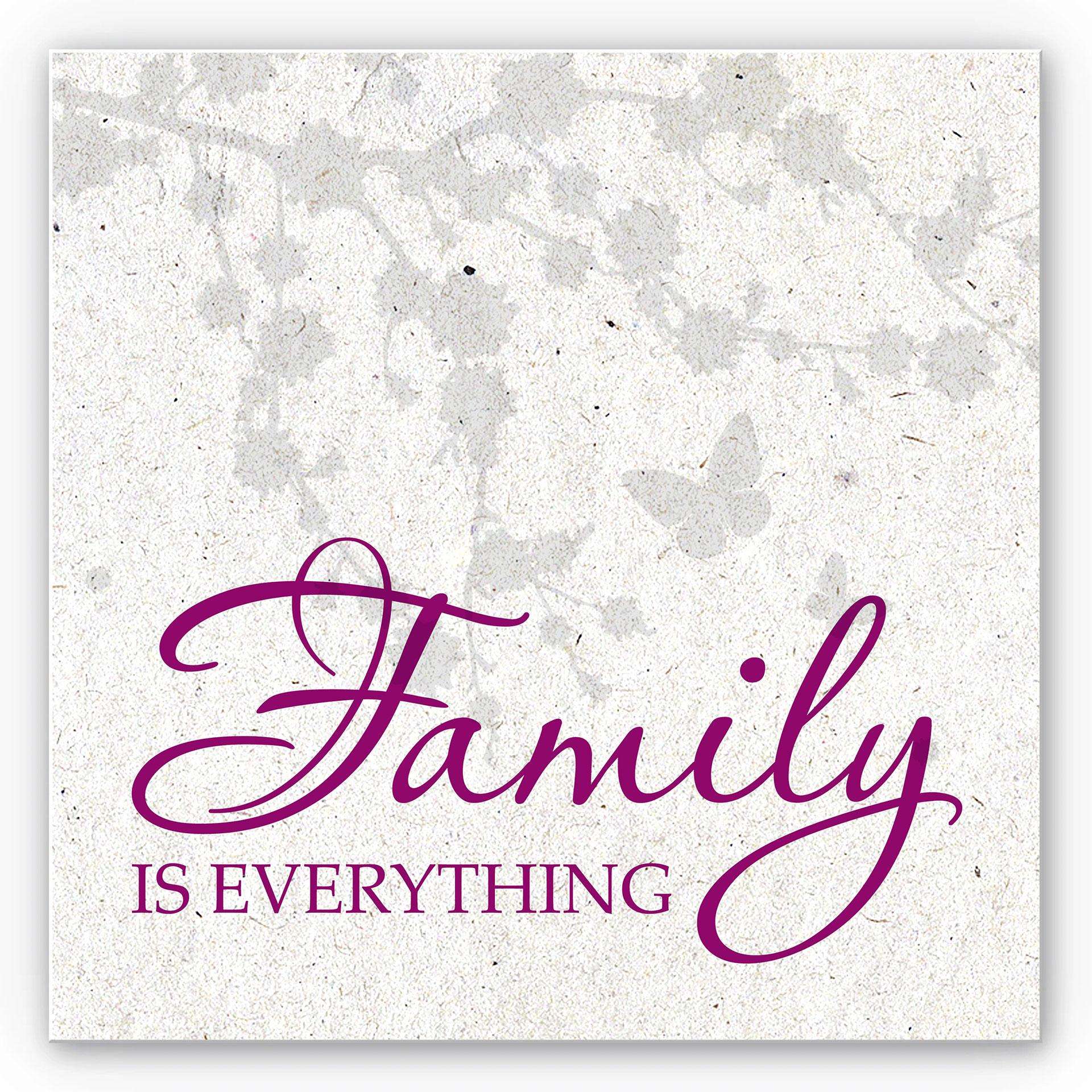 Tableau Forex - Family is everything - carré
