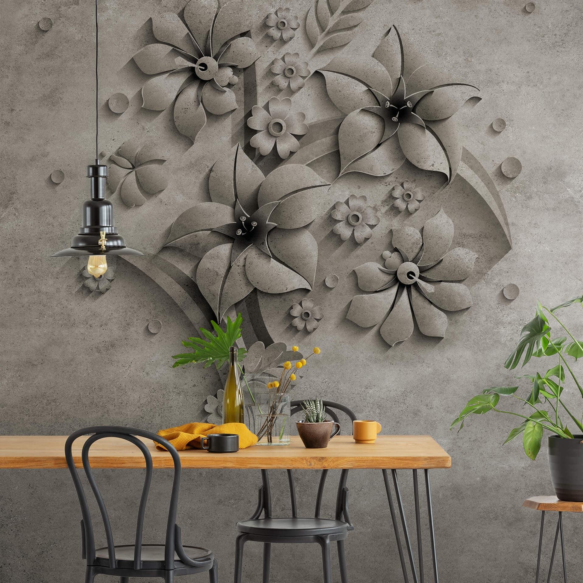 Fototapet - Stone Flowers