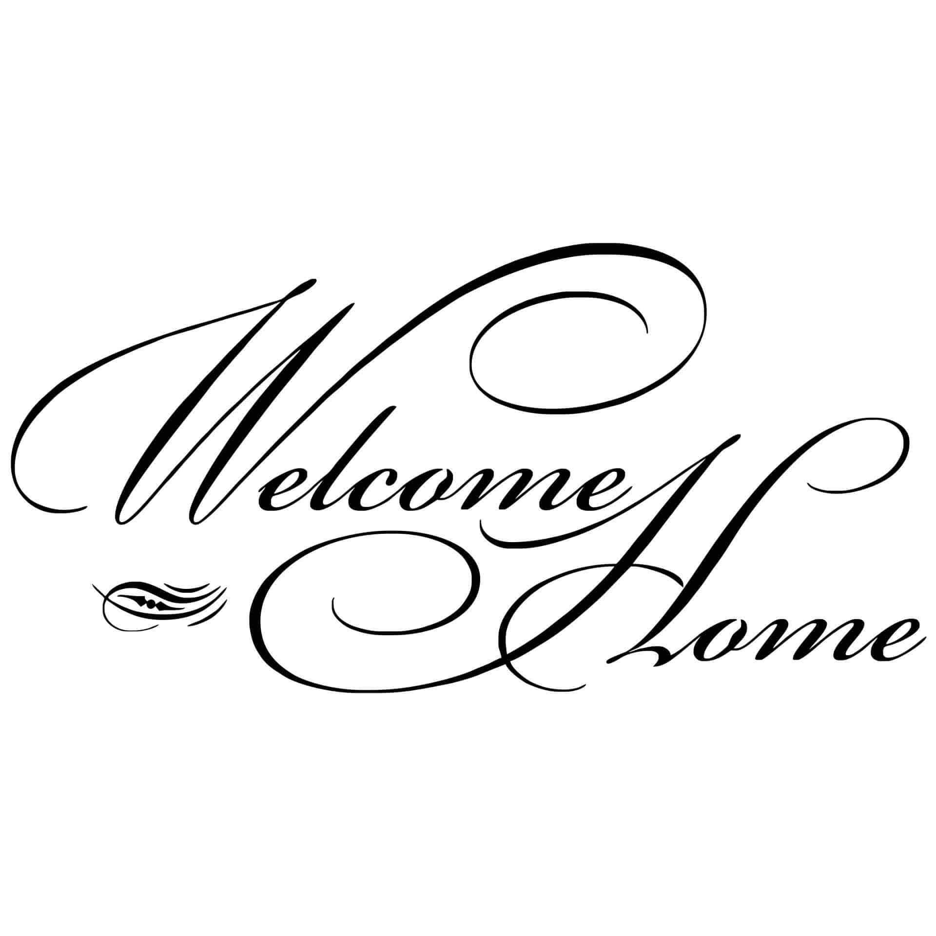 Adesivo murale - Welcome Home