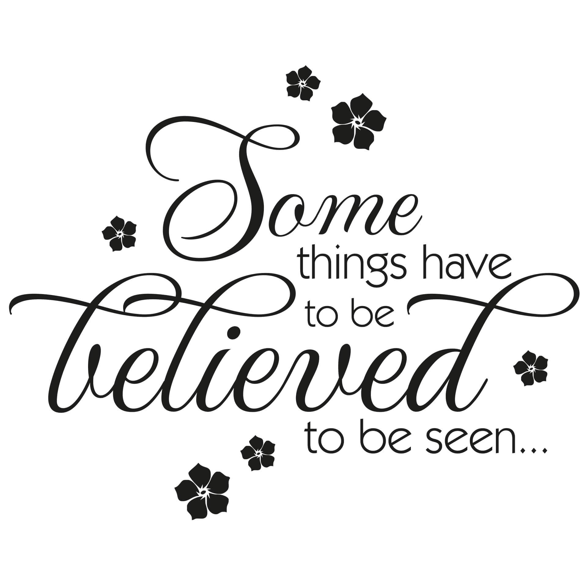 Some things have to be...