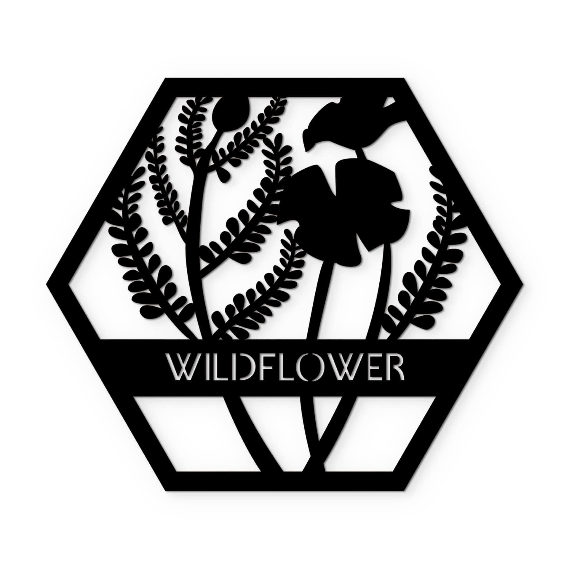 Wanddecoratie Wildflower