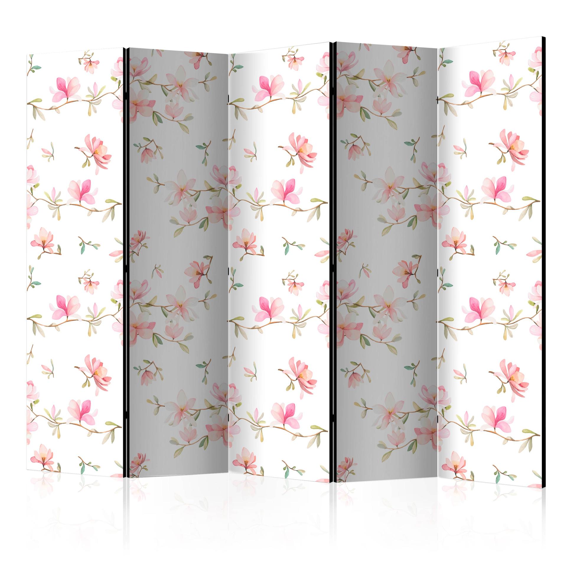 Divisorio per sala - Freschezza di magnolia, 3 pezzi