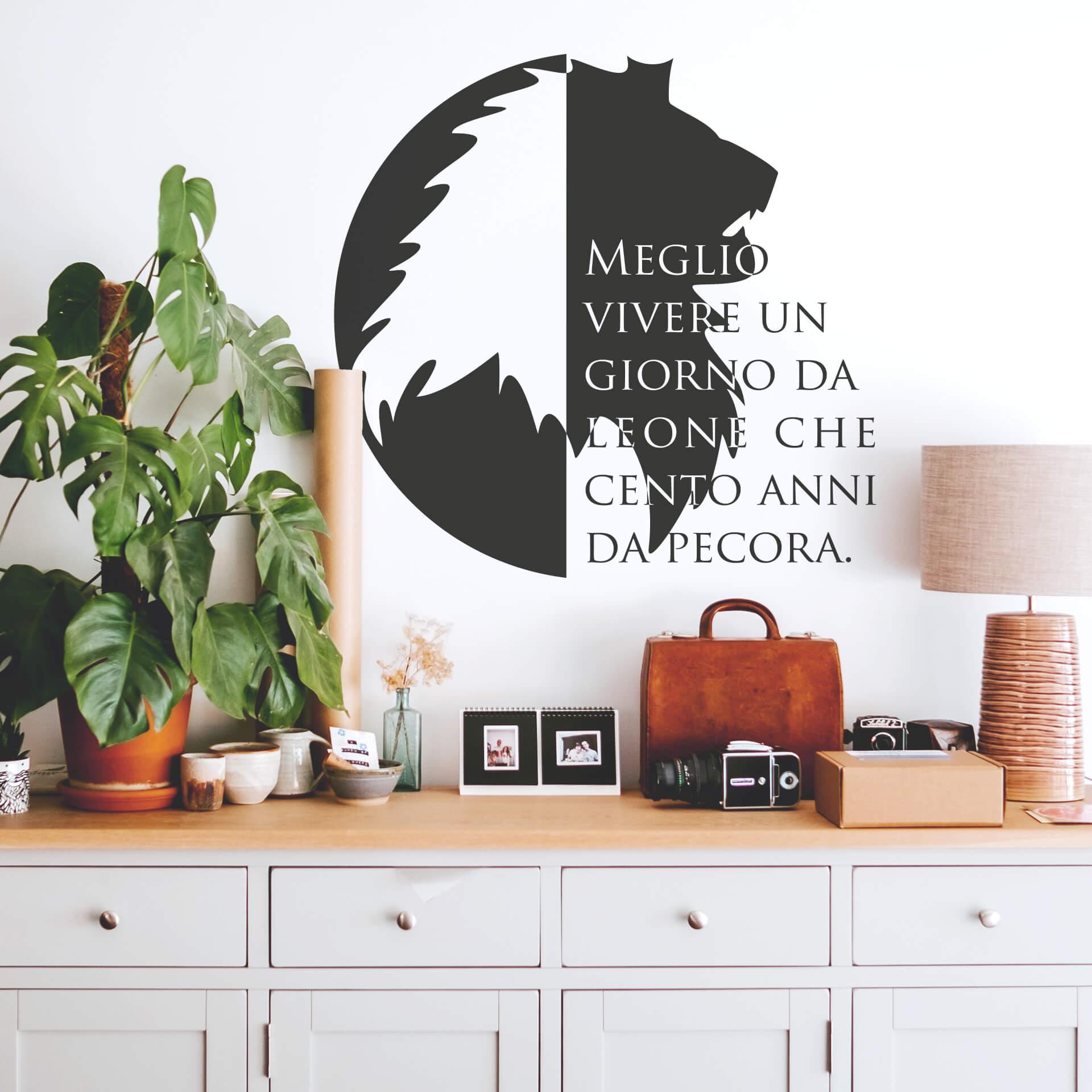Sticker mural - Meglio...