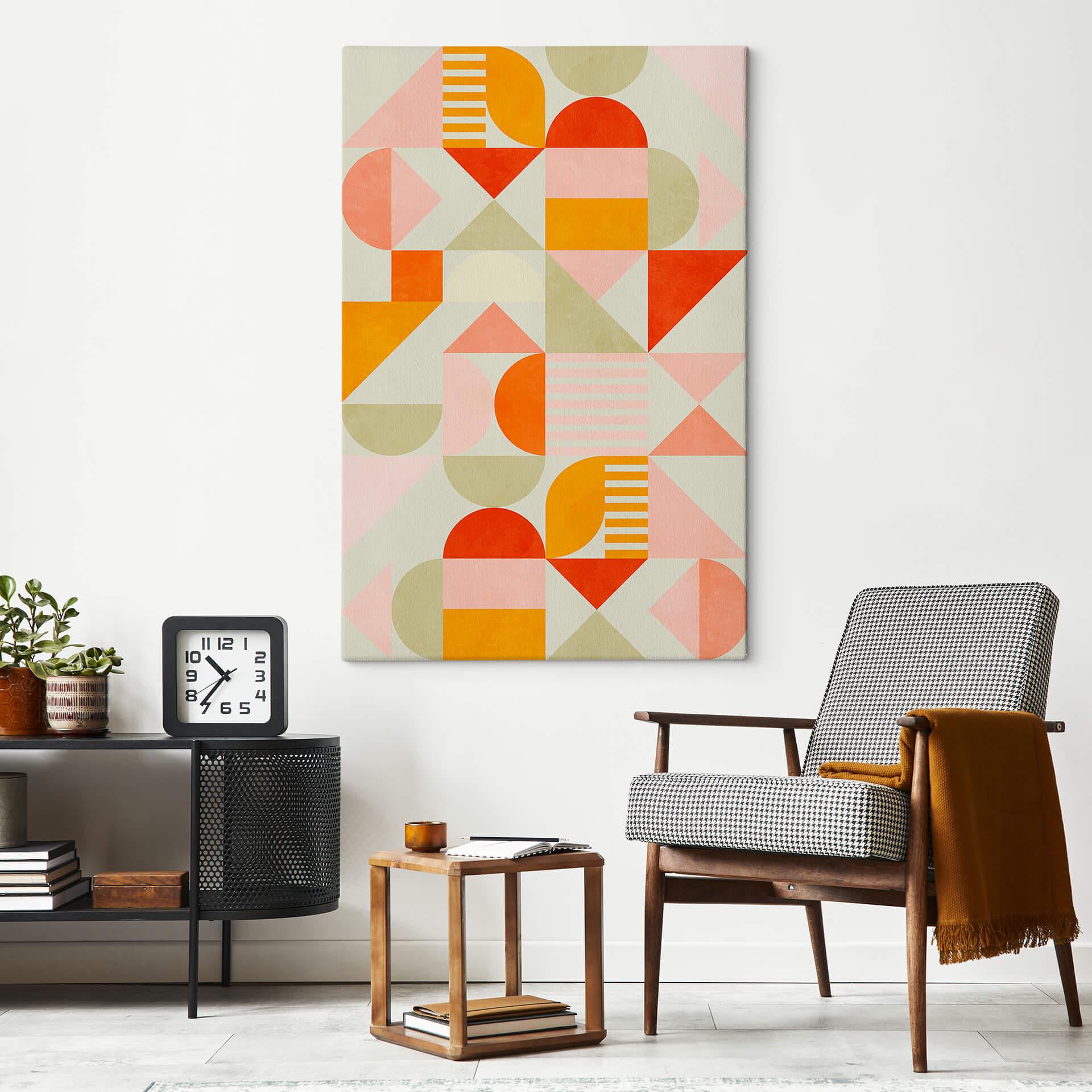 Lienzo Bauhaus Fun Pastel - Bré