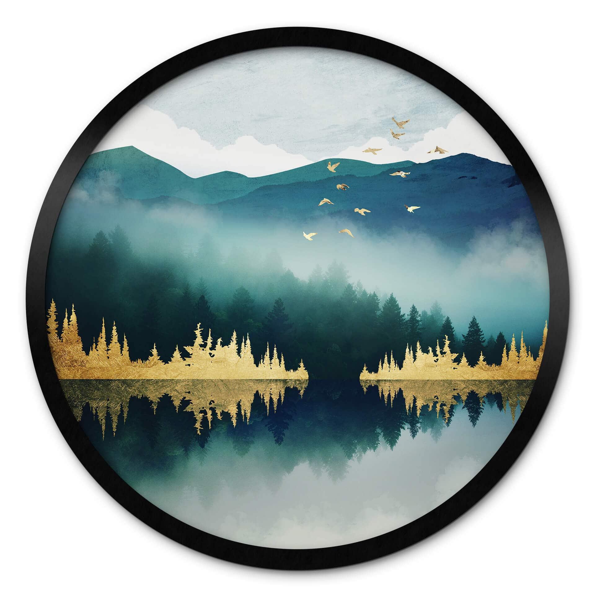 Poster SpaceFrog Designs - Morning Calm - Rund
