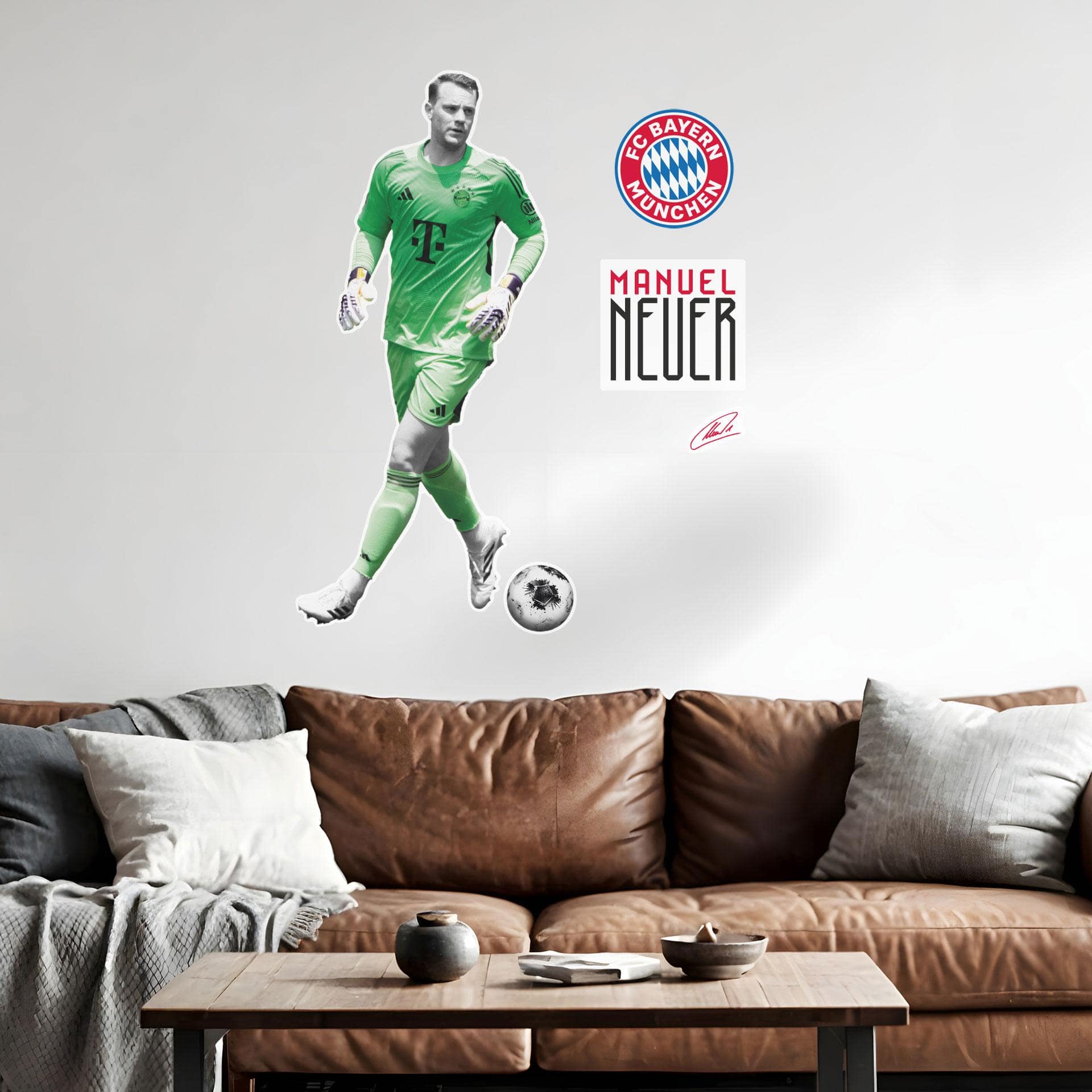 Wallsticker FC Bayern-spiller Manuel Neuer 2025/26