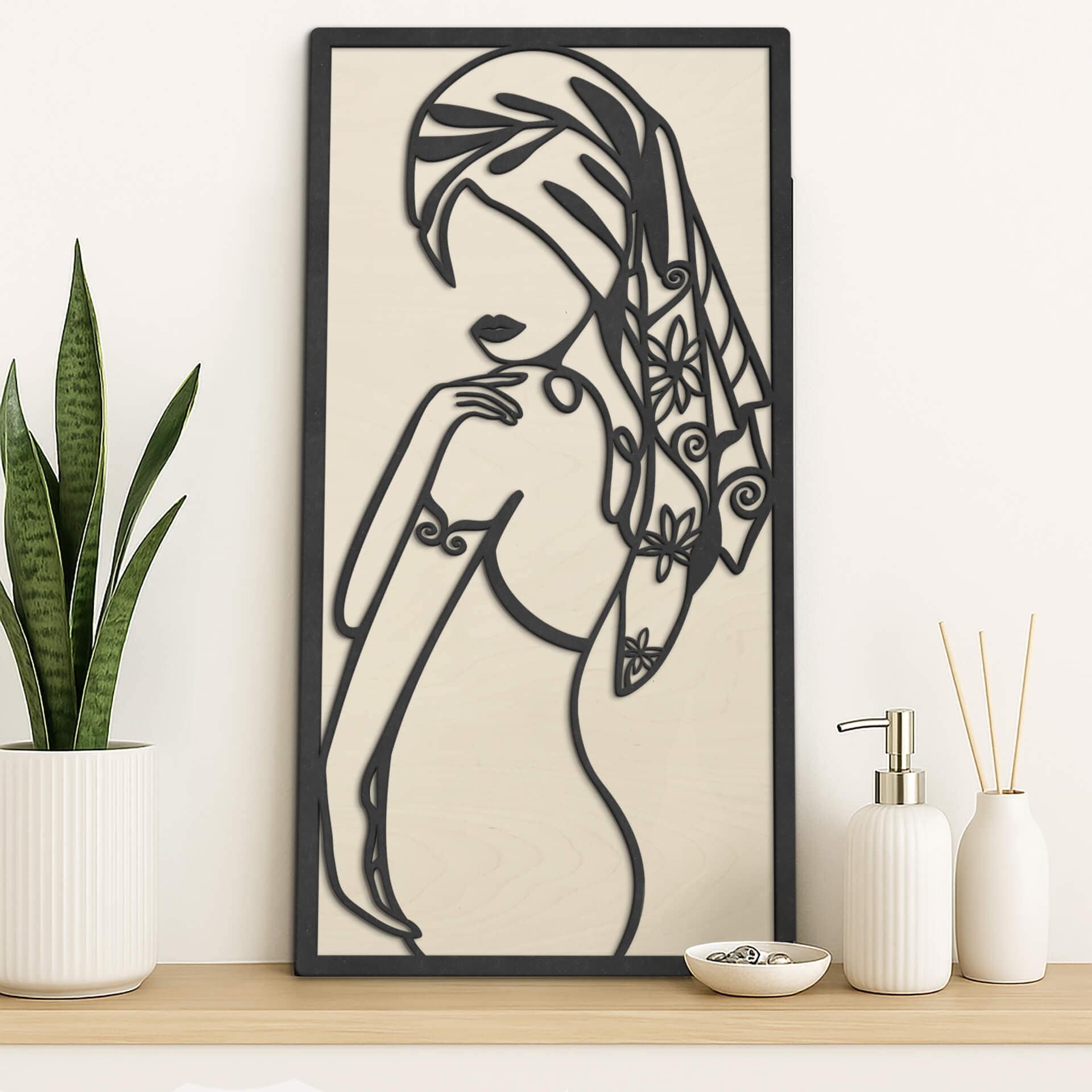 3D Wandeko Shower Girl