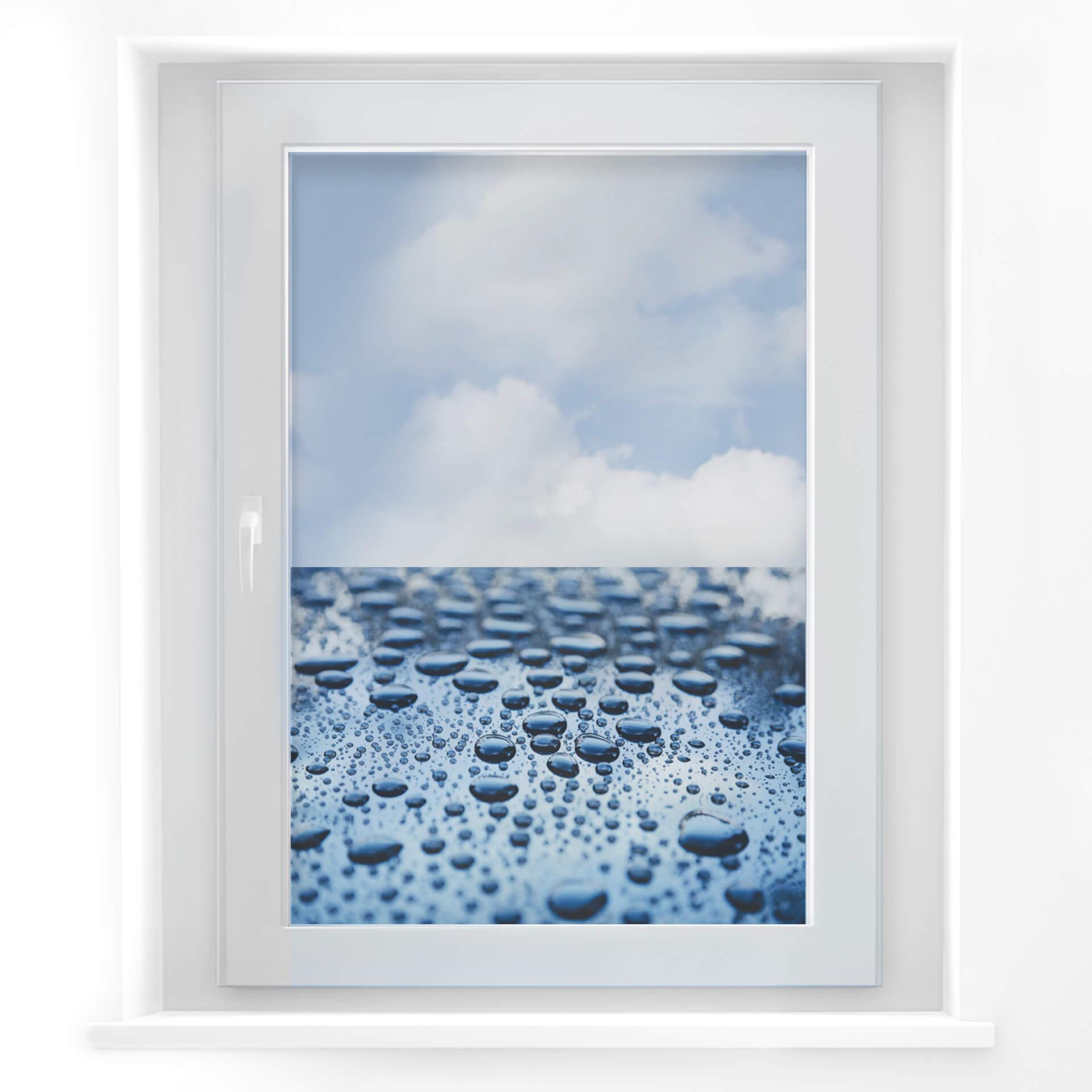 Sticker pour fenêtre : Gouttes d'Eau