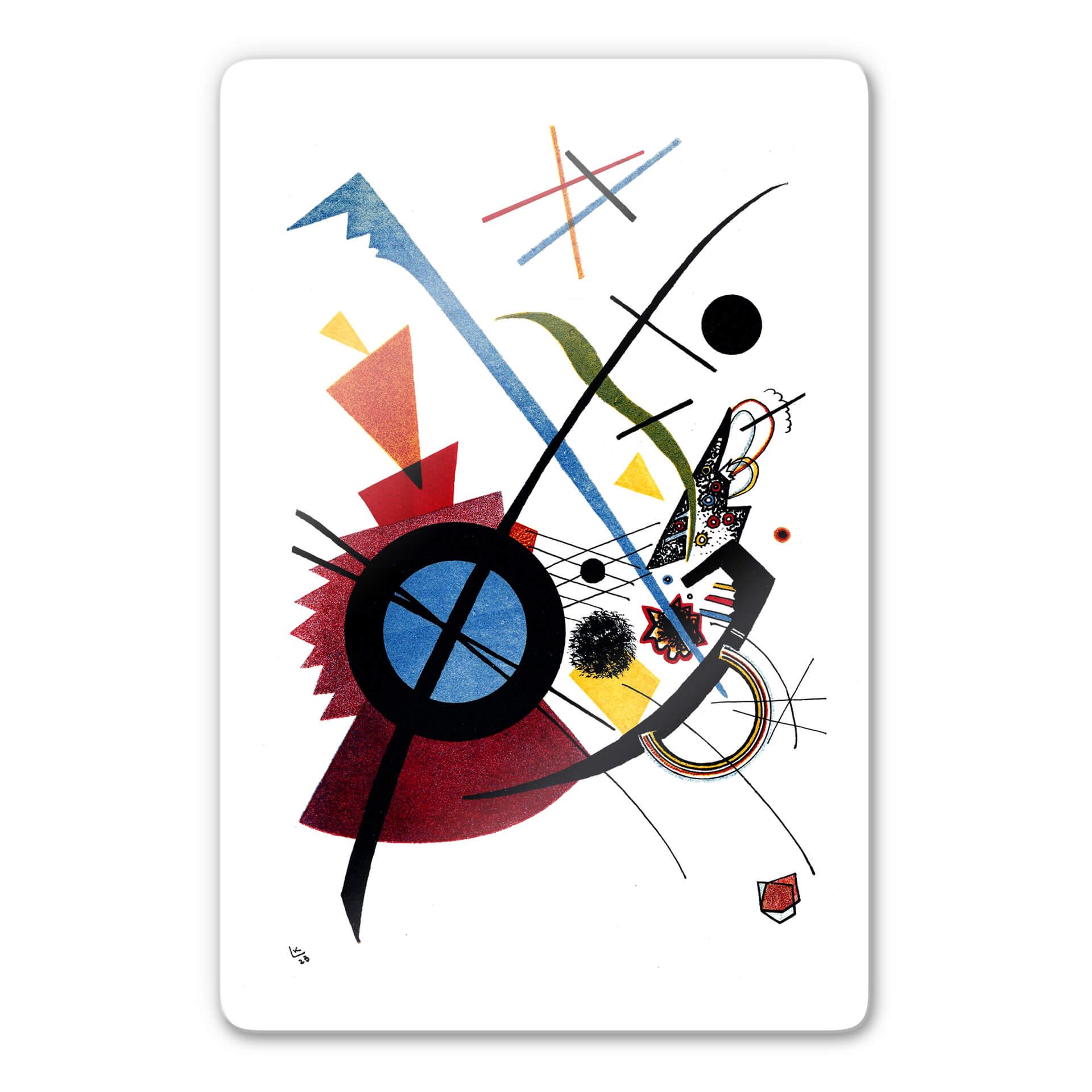 Glasschilderij Kandinsky – Violet
