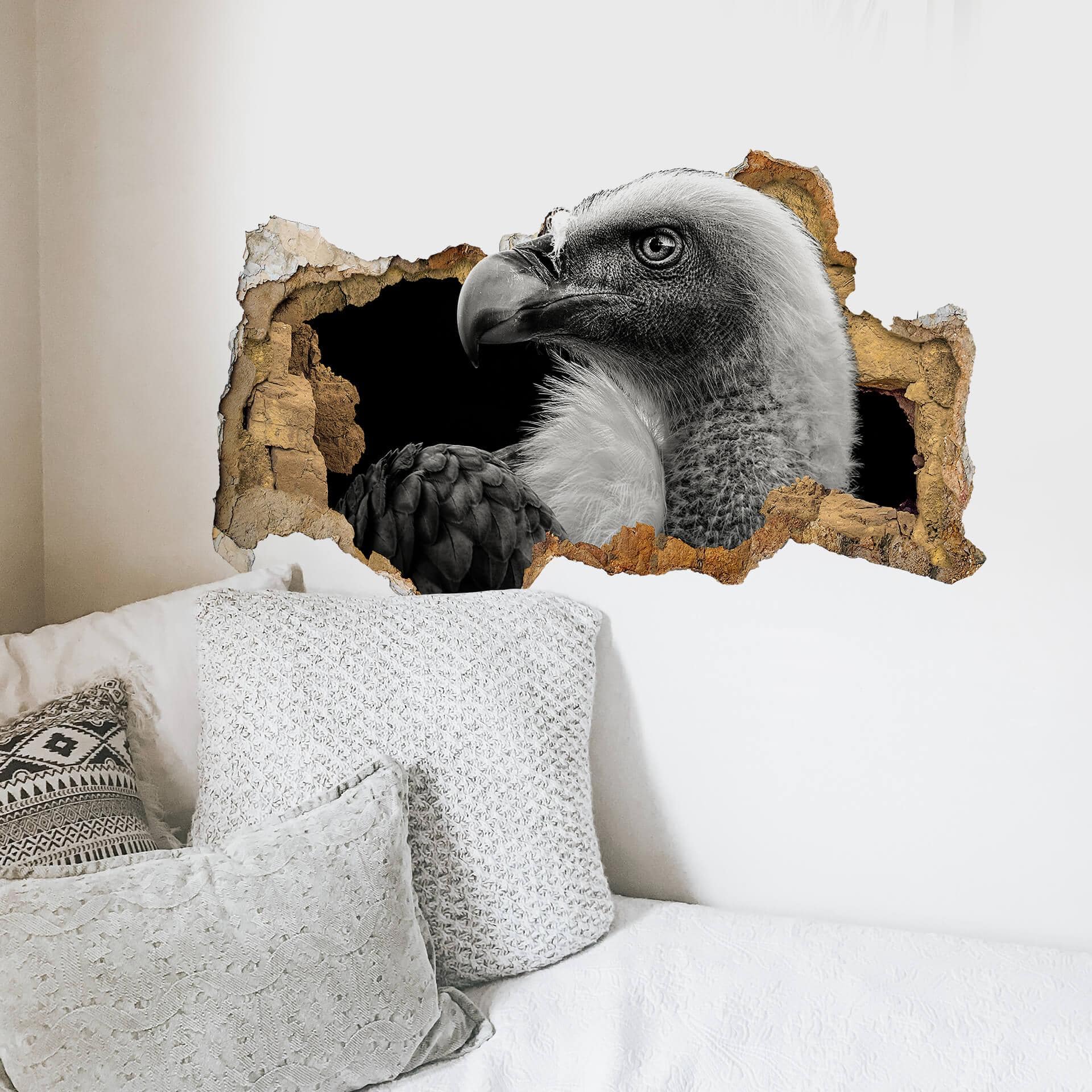 3D Wallsticker havmand - grib