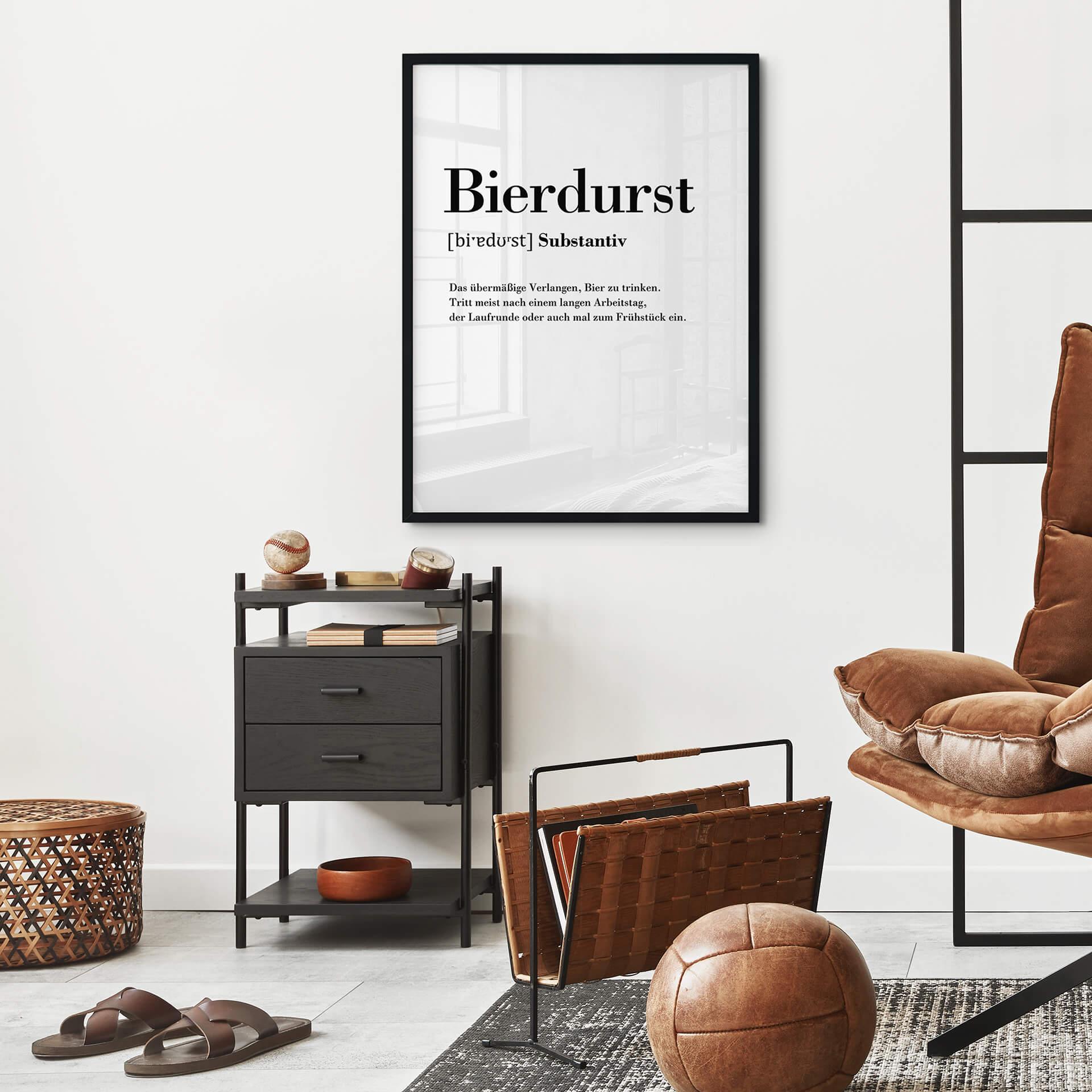 Poster Grammatik - Bierdurst