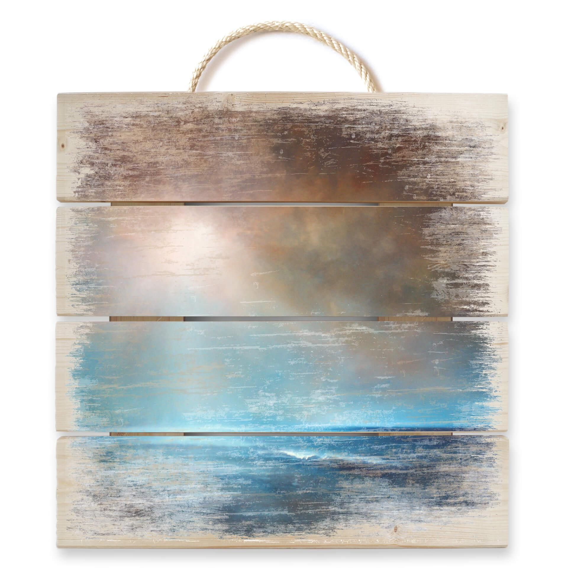 Holzbild Schmucker - Kraft und Stille - 40x41,5 cm