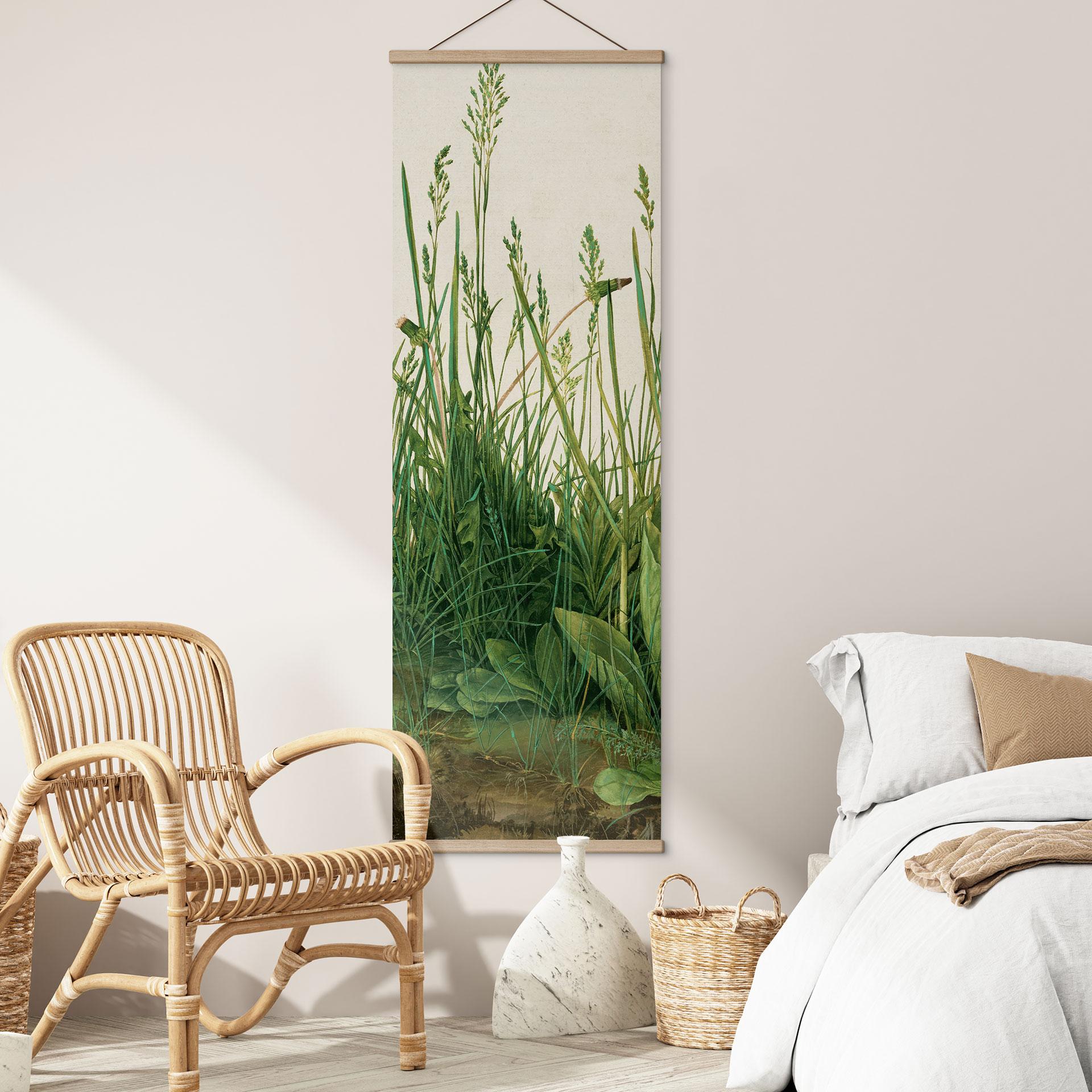 Tekstil plakat Dürer - Det store stykke græs - Panorama