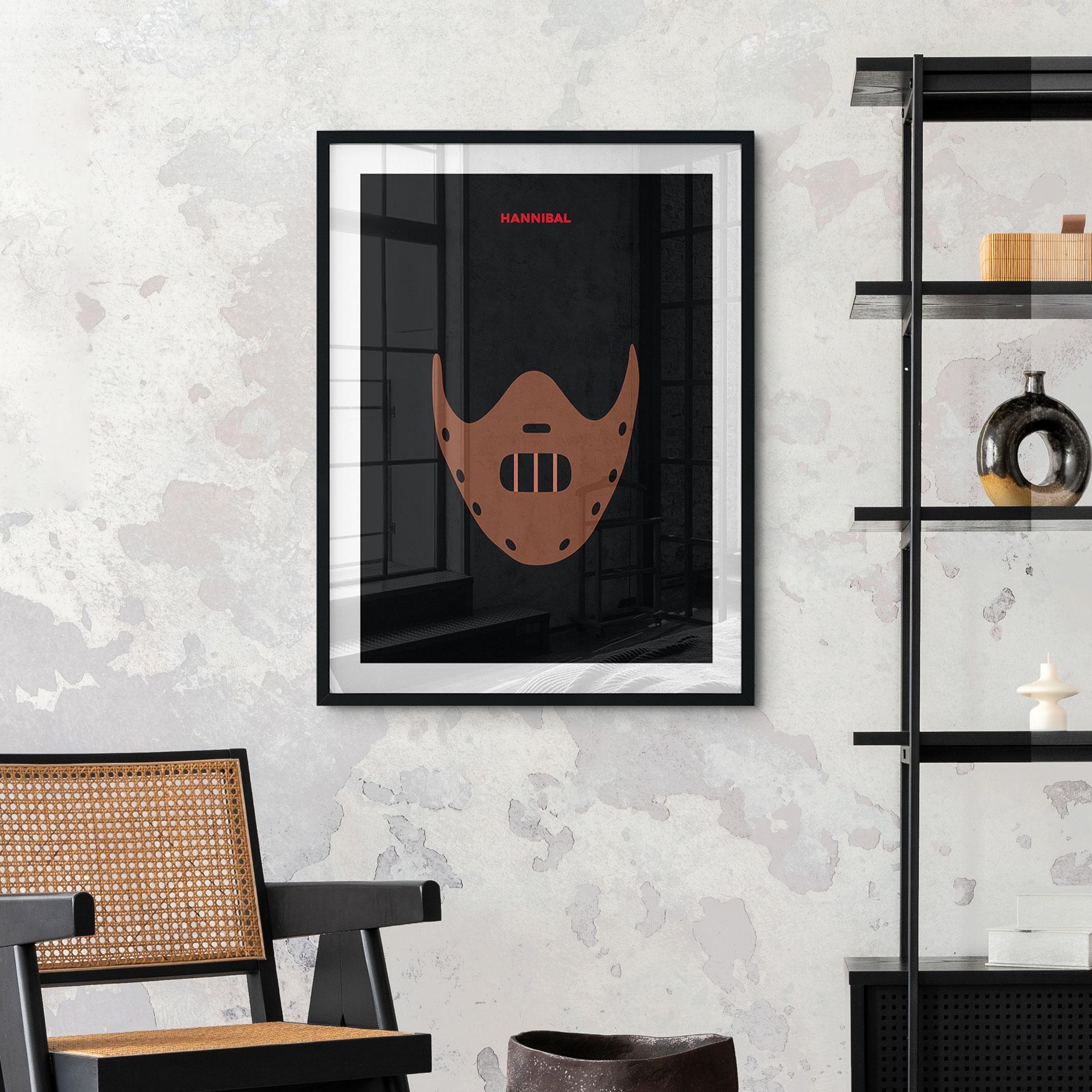 Plakat Inspireret af filmen "Hannibal" - Gomes