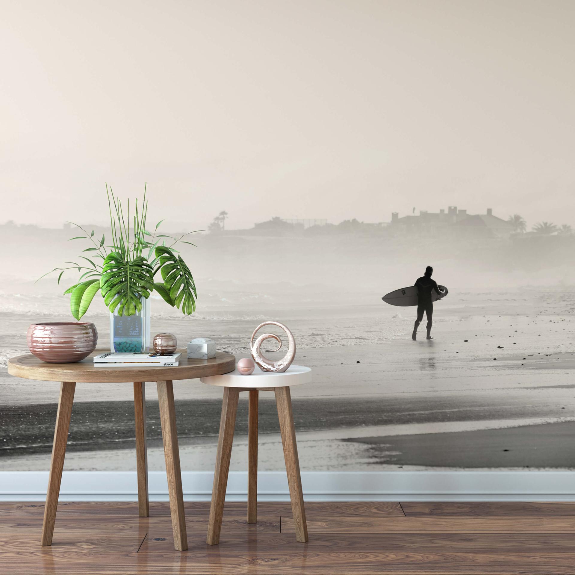 Fotobehang Sunset Surfing