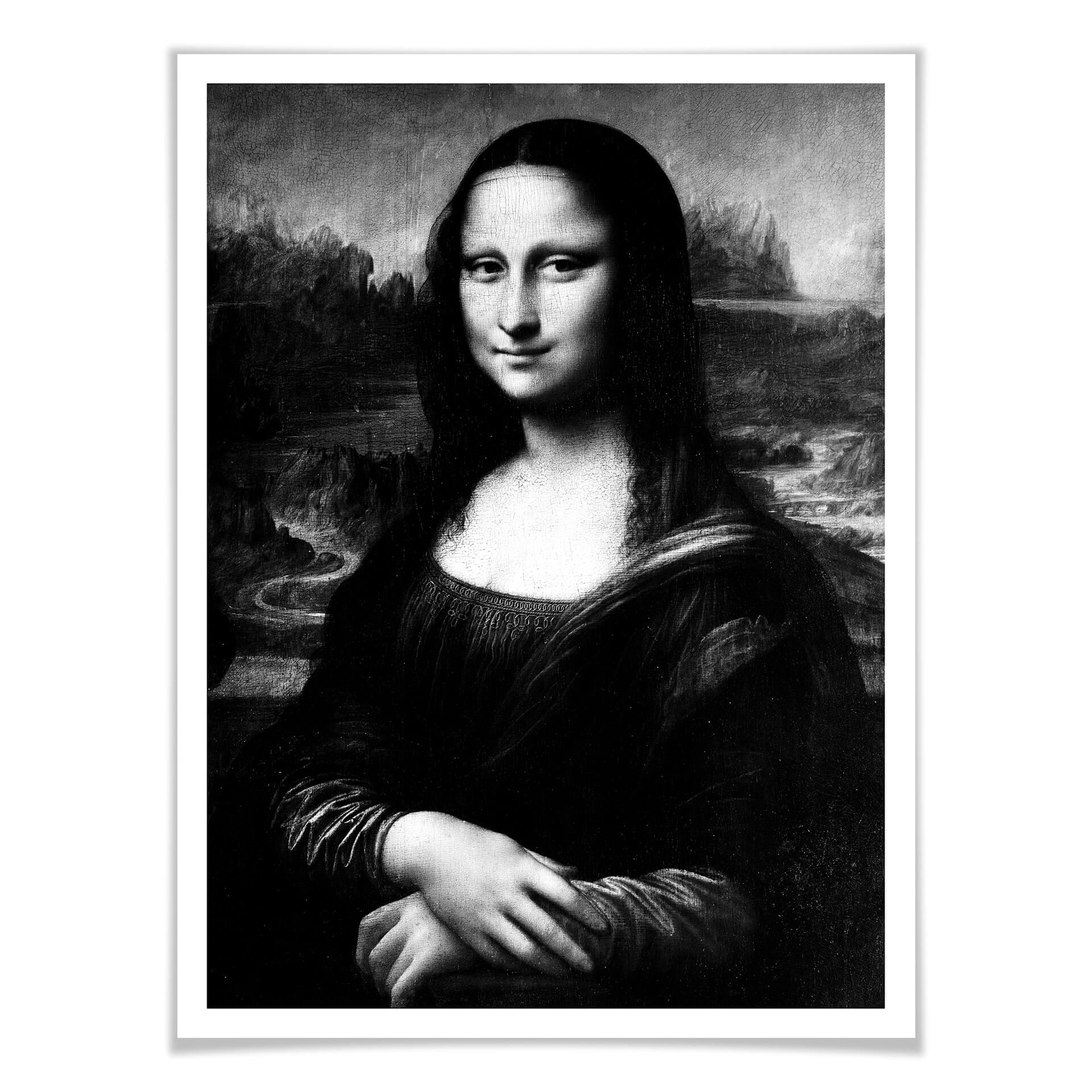 Póster Da Vinci - Mona Lisa