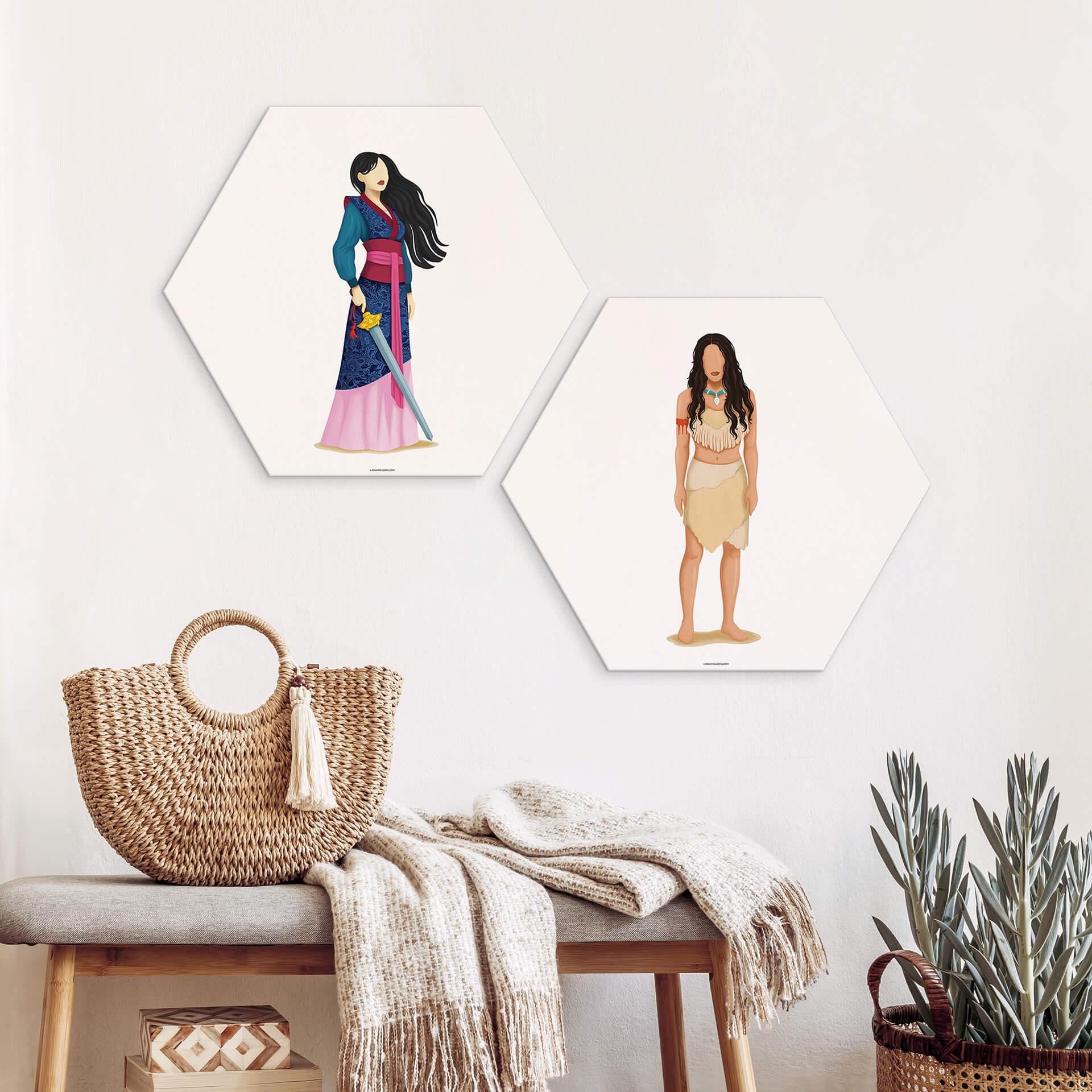 Hexagon Dibond Tohmé - Pocahontas