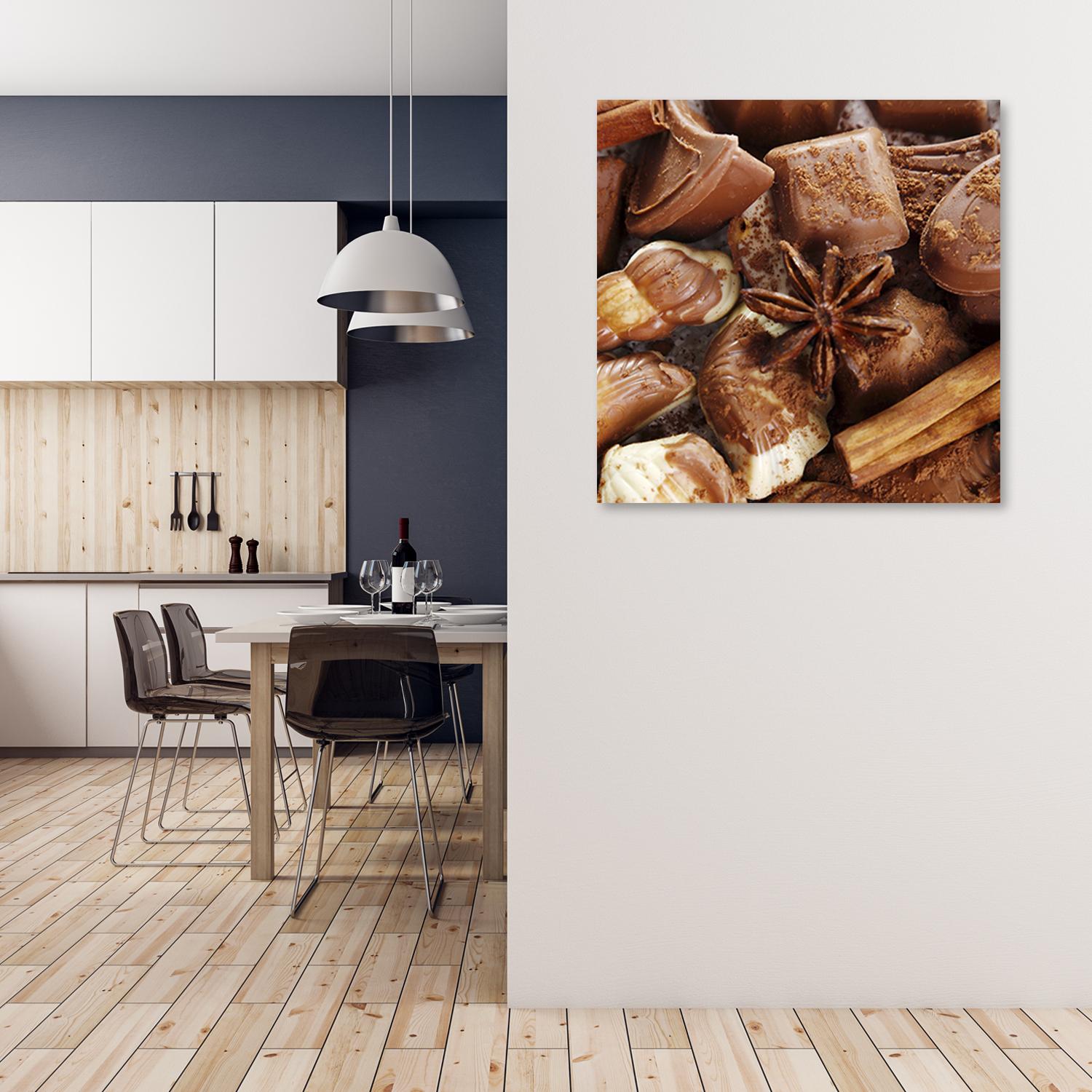 Canvasbillede, chokolade med anis