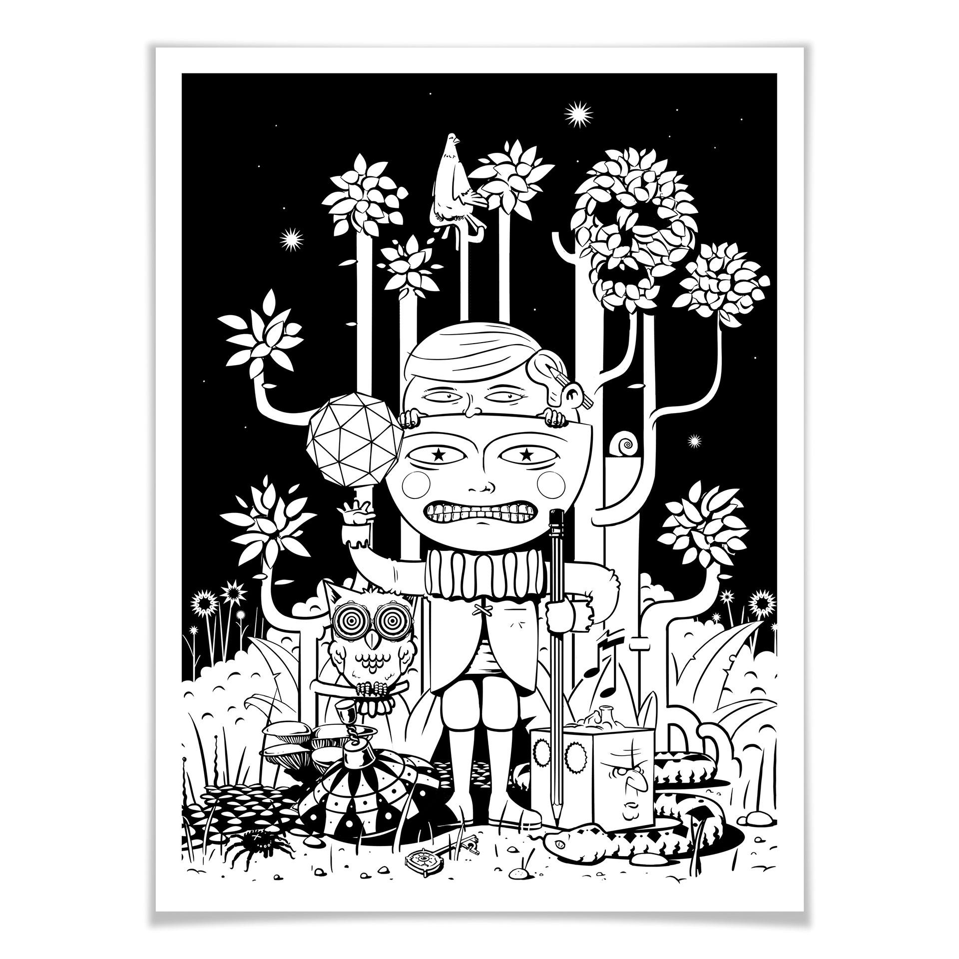 Plakat Drawstore - W lesie