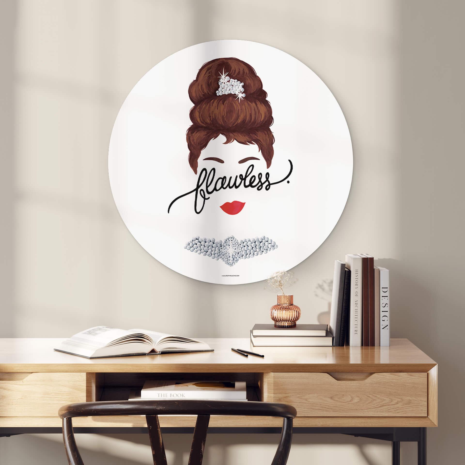 Wandcirkel Tohmé - Flawless Audrey