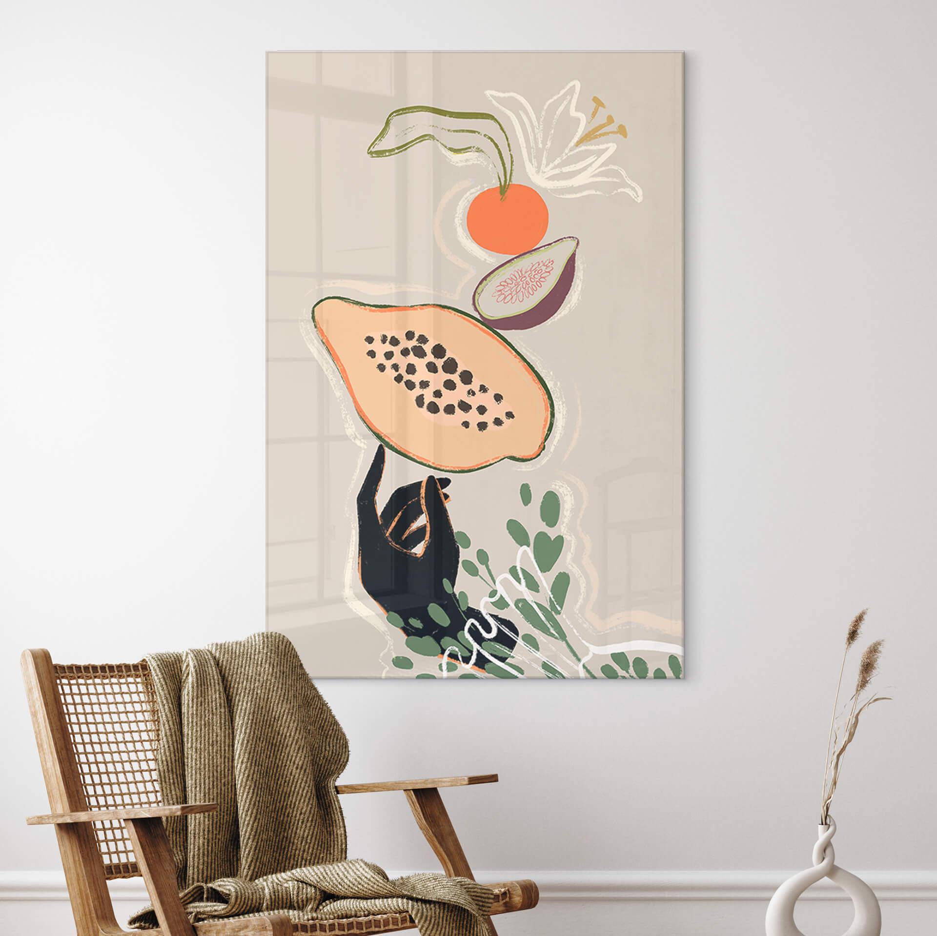 Akrylbillede Arty Guava - Papaya Balance