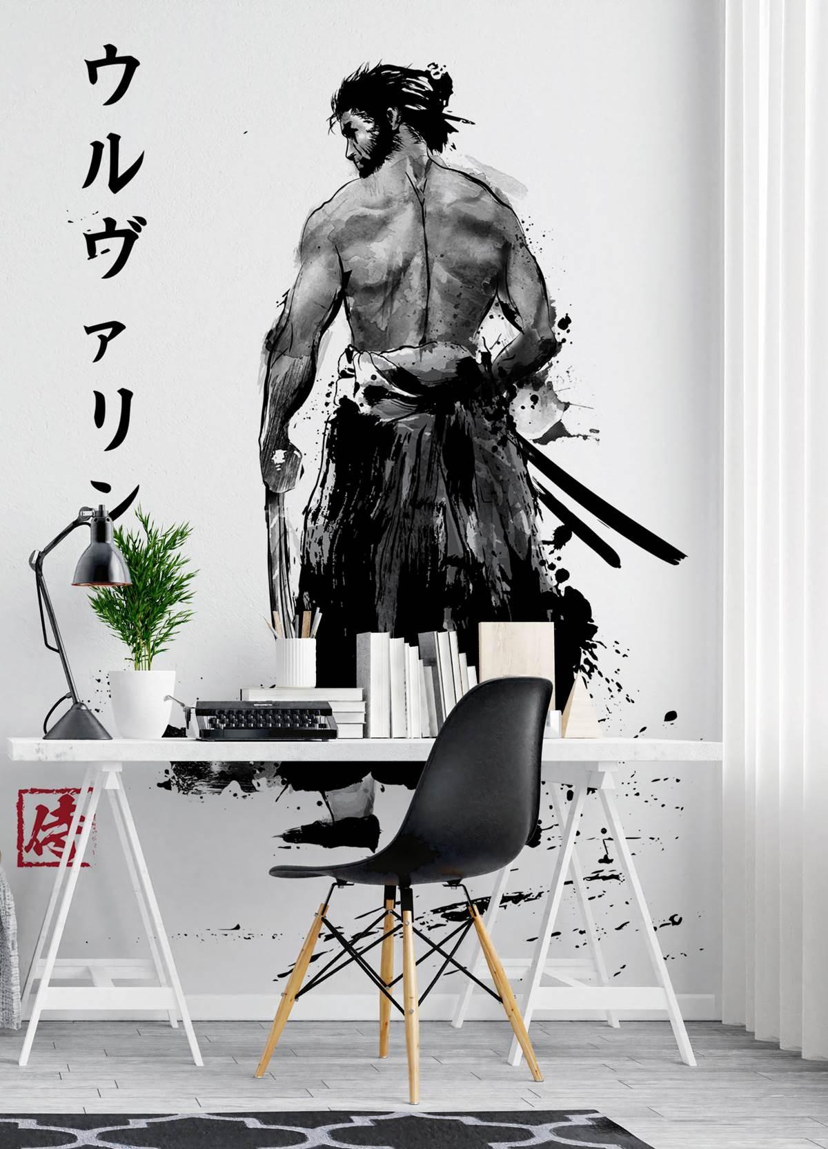 Fototapete, Japanischer Samurai