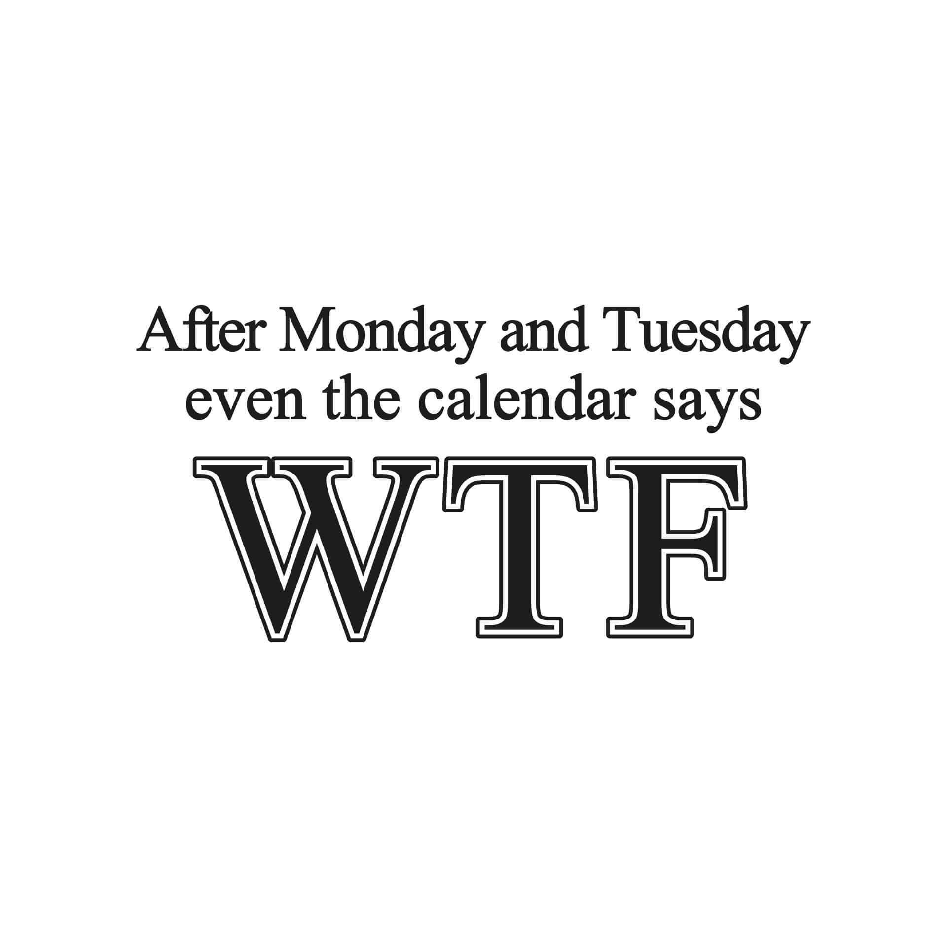 After monday wallsticker