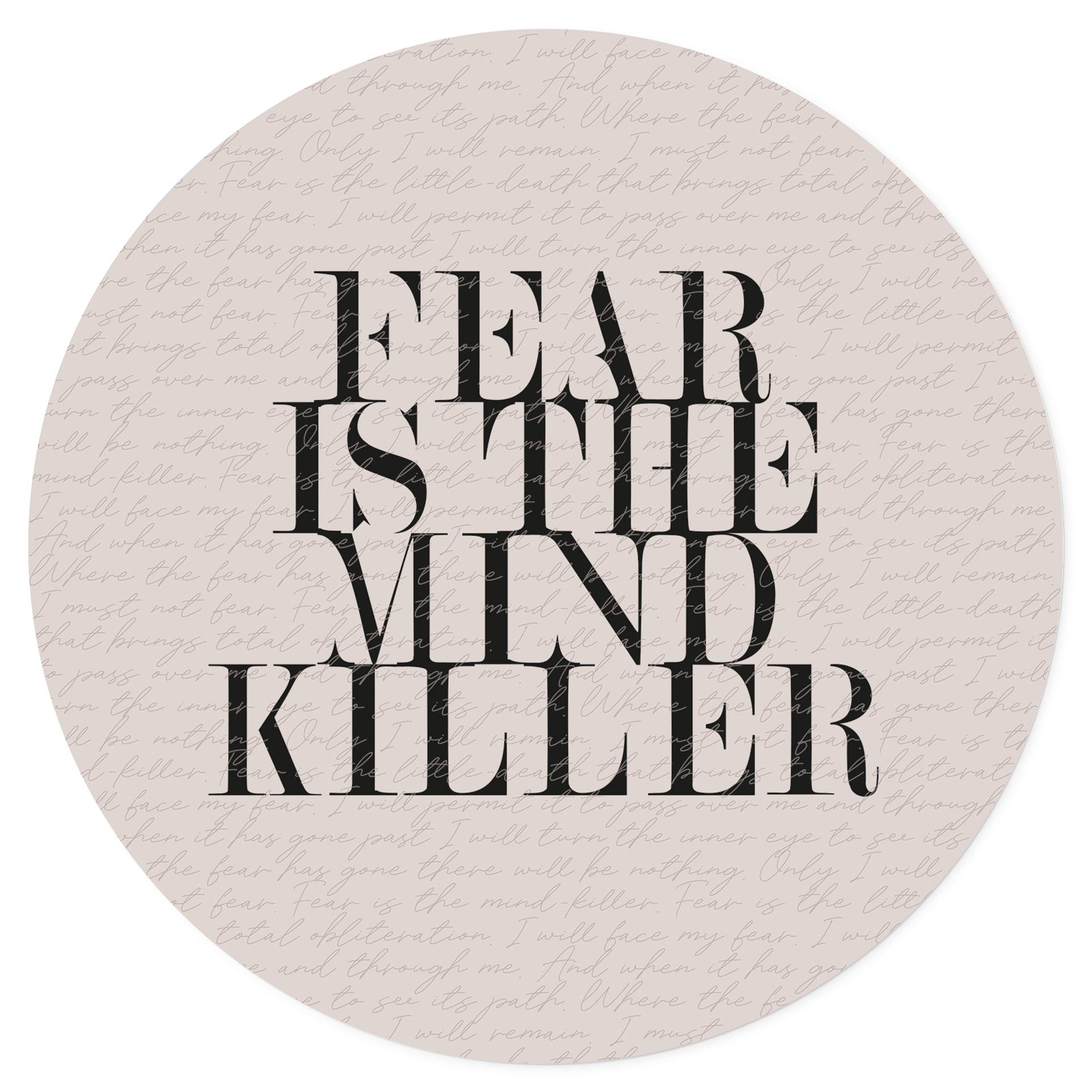 Adesivo murale Citazione cinematografica da Dune - Fear is the Mind-Killer
