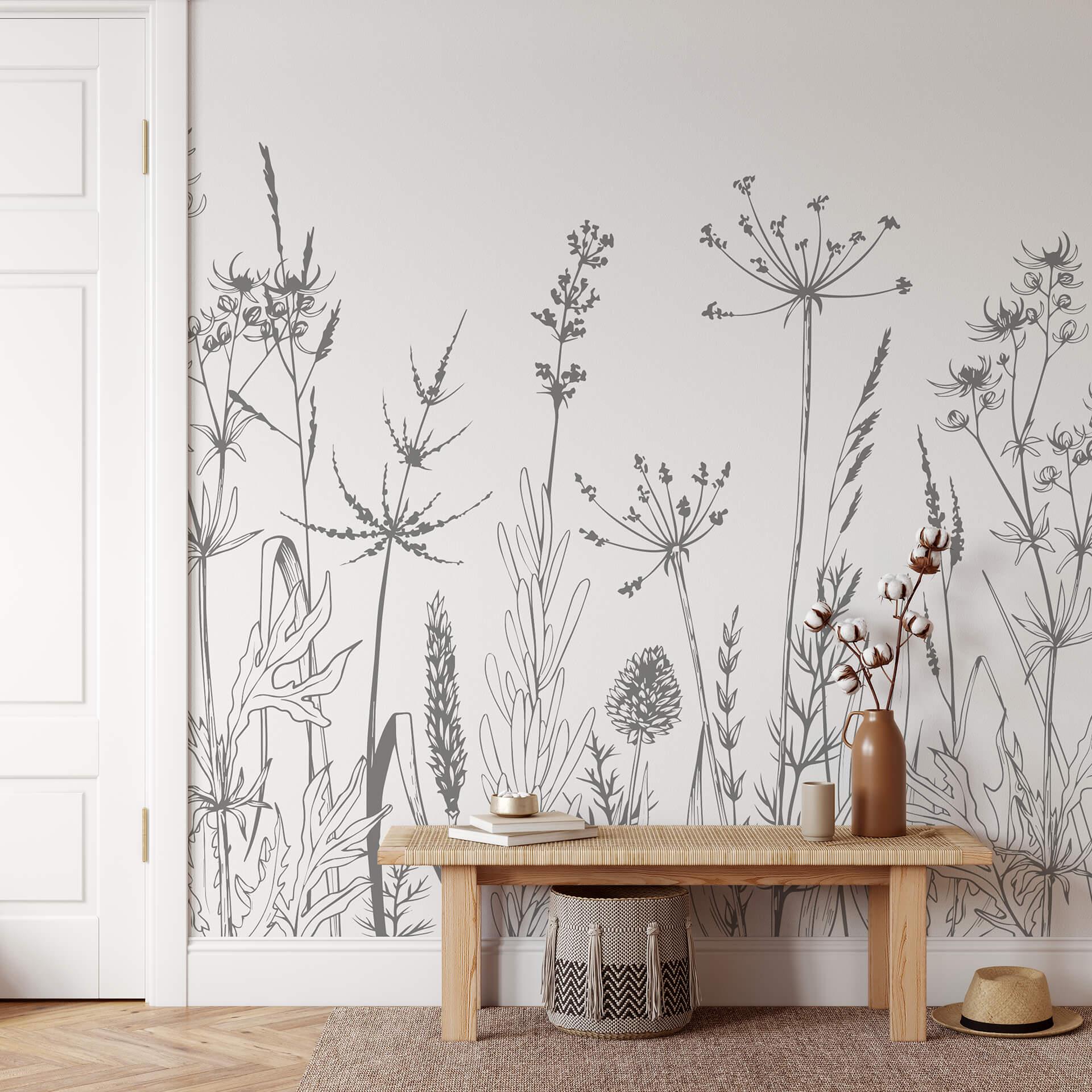 Fotobehang Veldbloemen