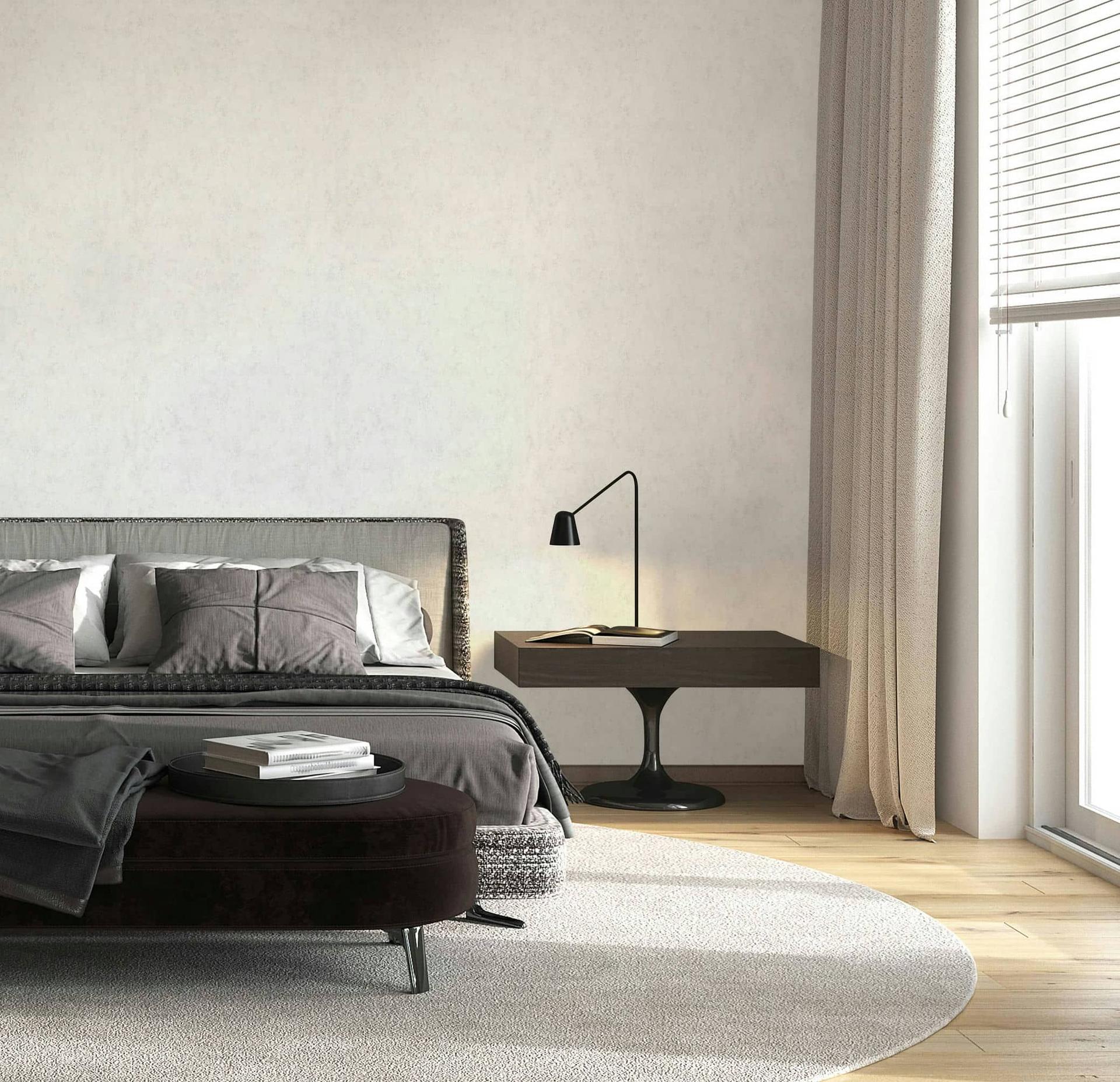 vliesbehang grijs betonlook voor woonkamer slaapkamer kantoor marburg behang