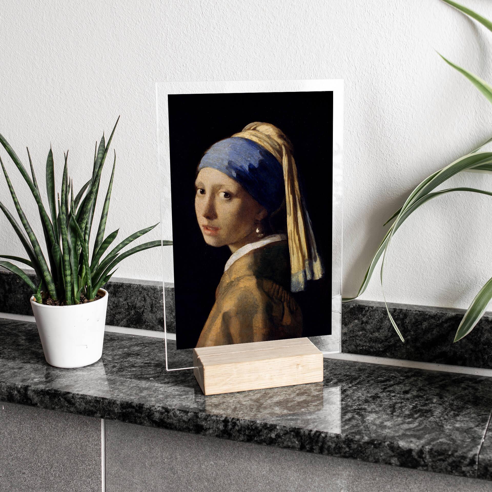 Tischaufsteller Vermeer - Das Mädchen mit dem Perlenohrgehänge