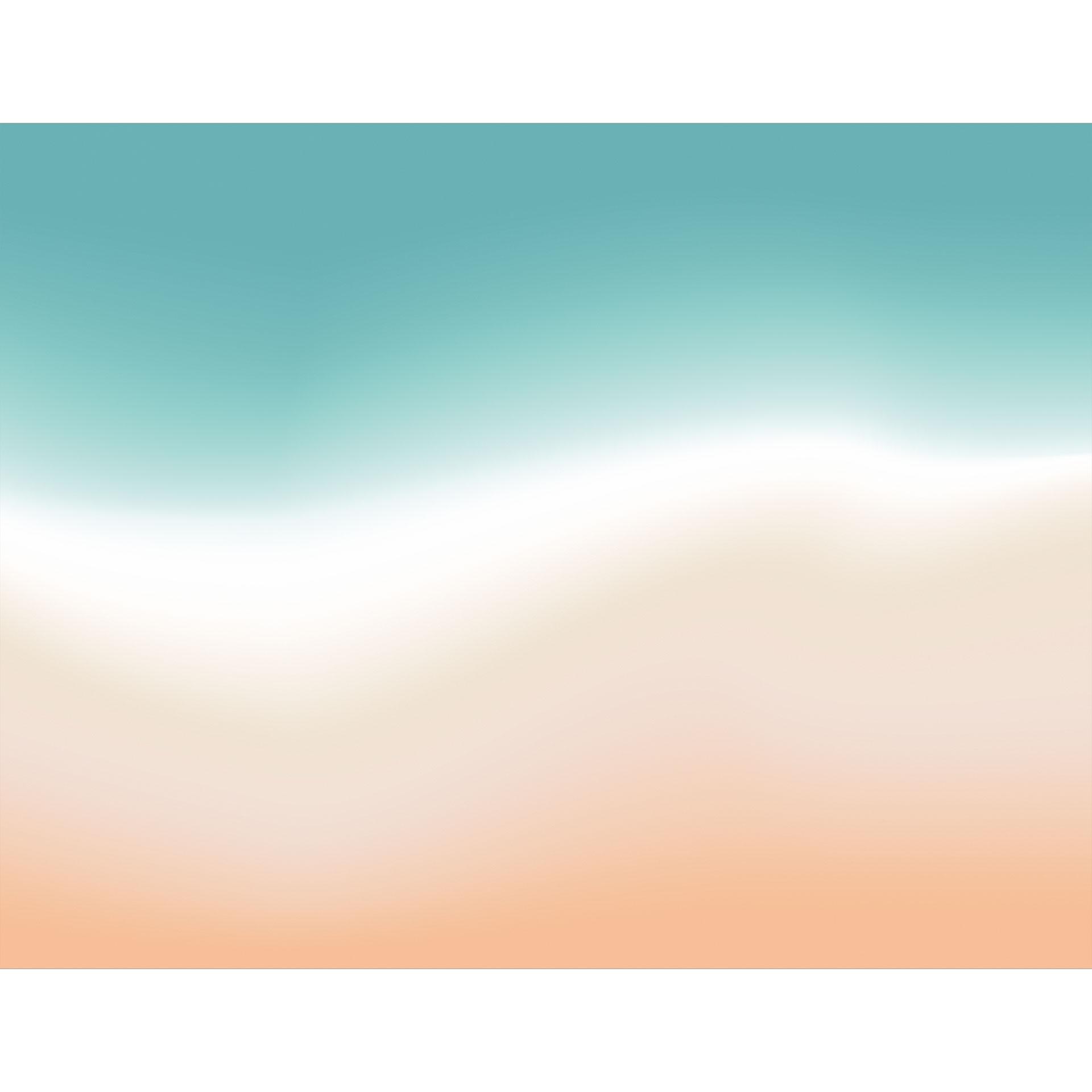 Fotobehang Ombre - Golven op het strand