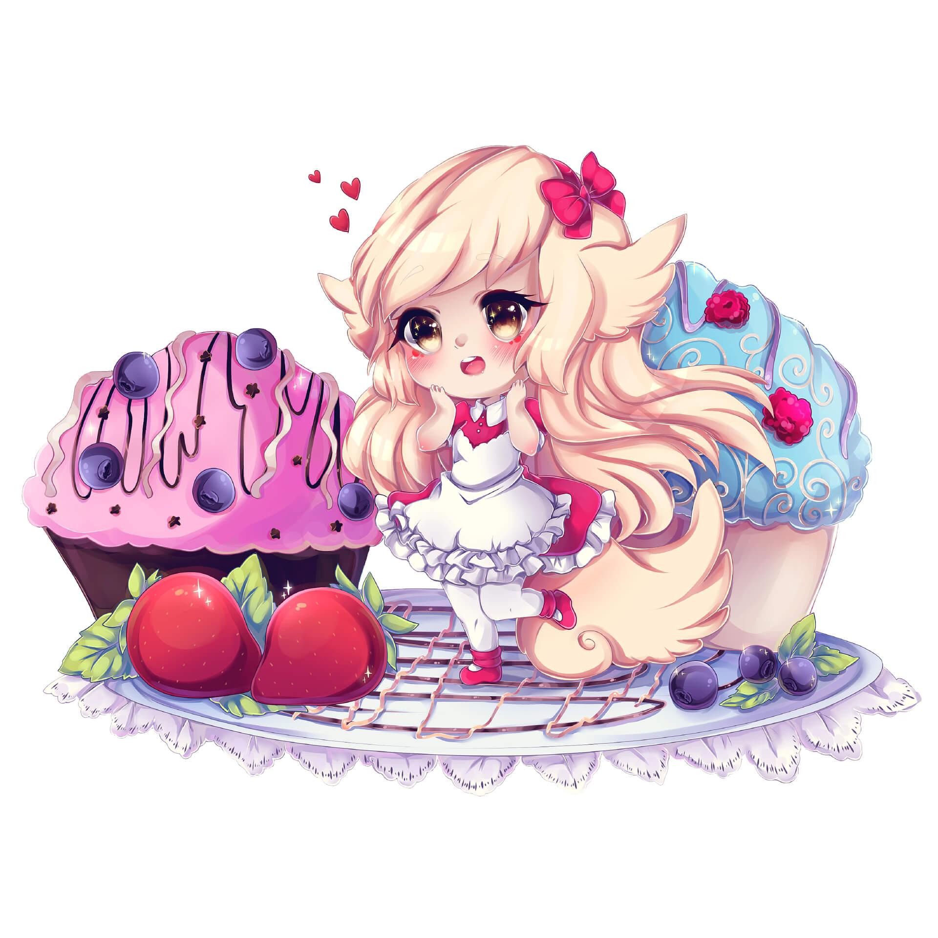 Wandtattoo La Doll Blanche - Chibi Belle