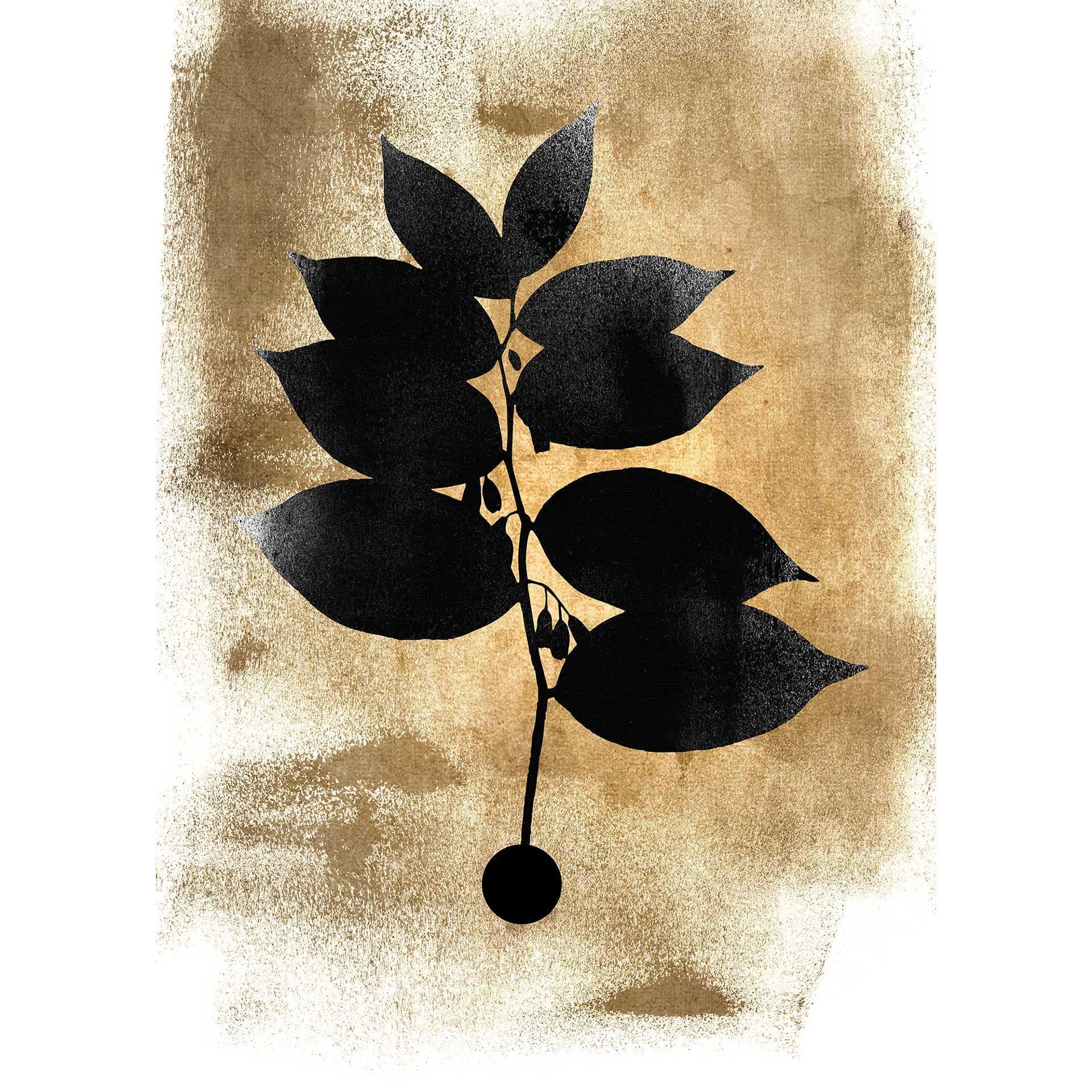 Livingwalls papier peint photo ARTist Dark Leafs