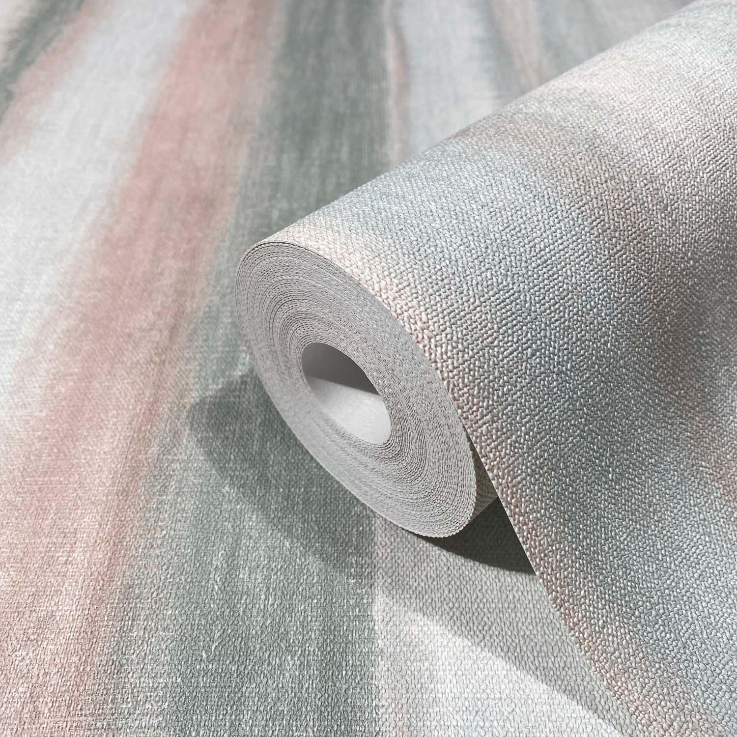 Grafisch behang, vliesbehang Shades Iconic groen, beige