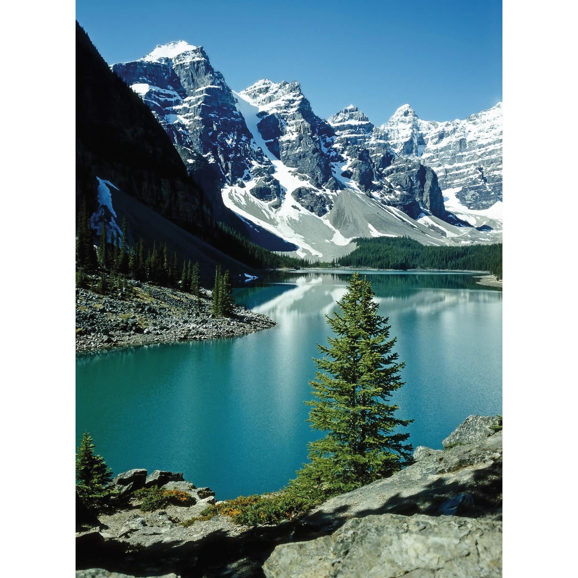 Fotobehang Bergsee