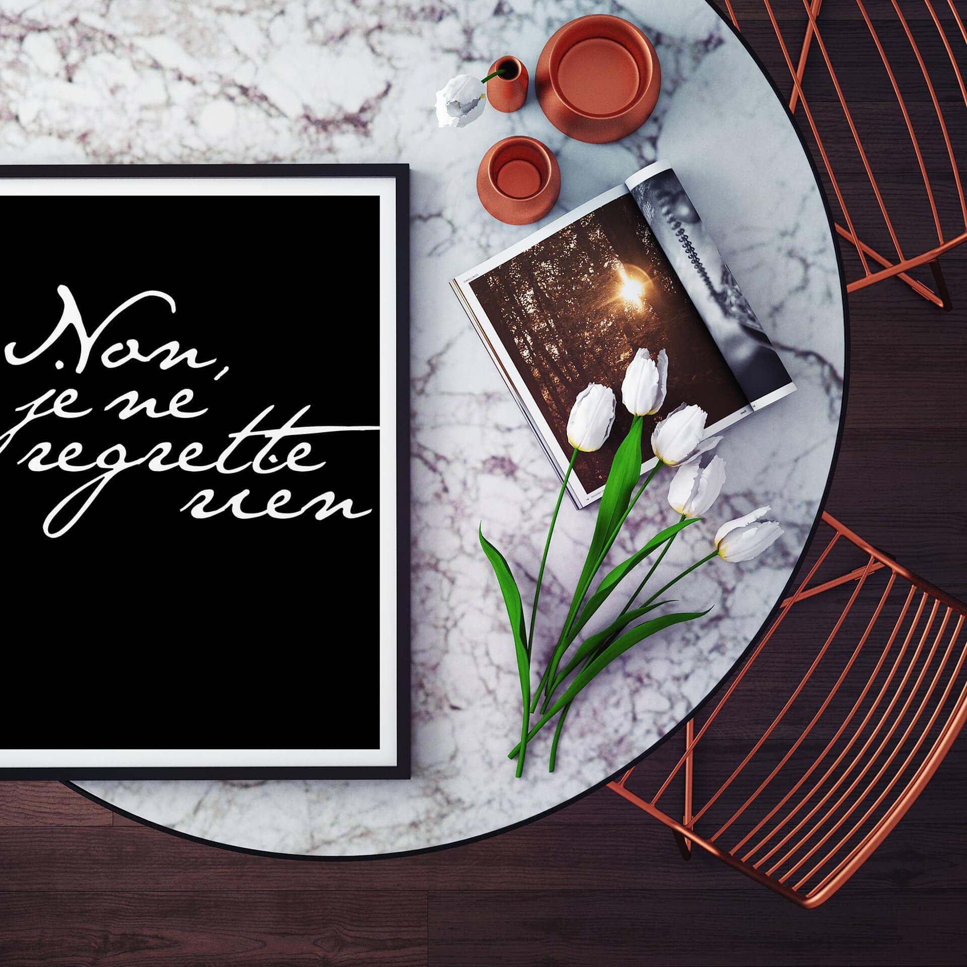 Poster Non je ne regrette rien