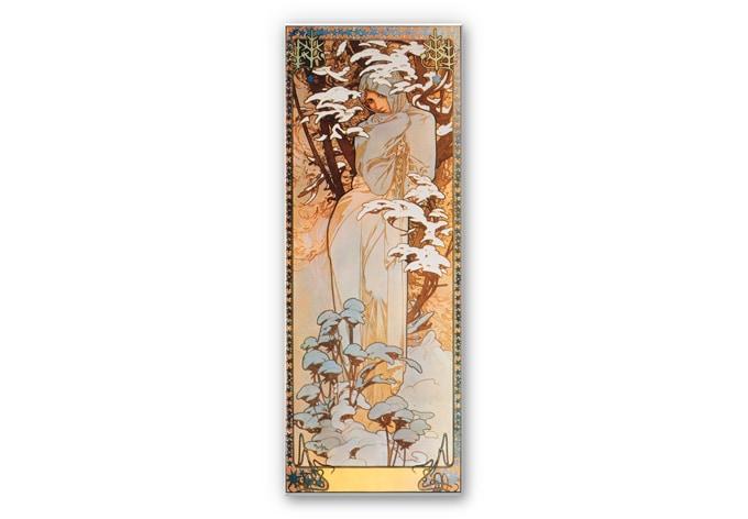 Tableau Forex - Mucha - Saisons hiver