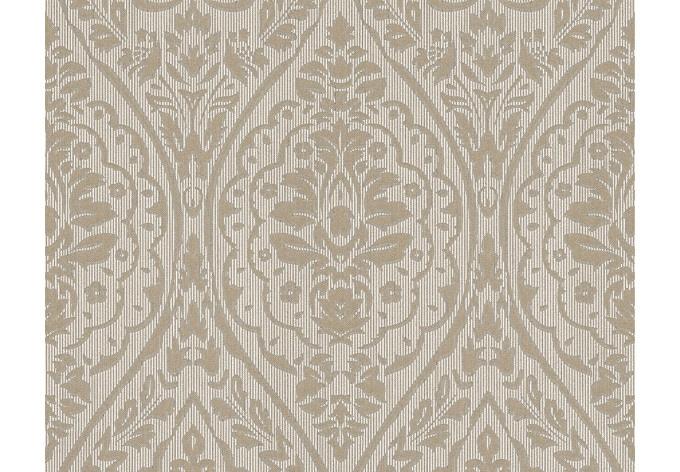 Architects Paper Textiltapete Tessuto Barocktapete mit Ornamenten beige, braun
