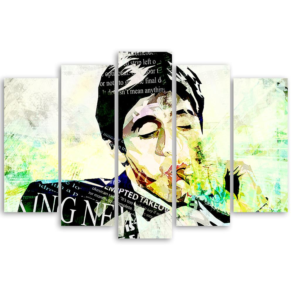 5 stykke lærredstryk, Al Pacino skuespiller