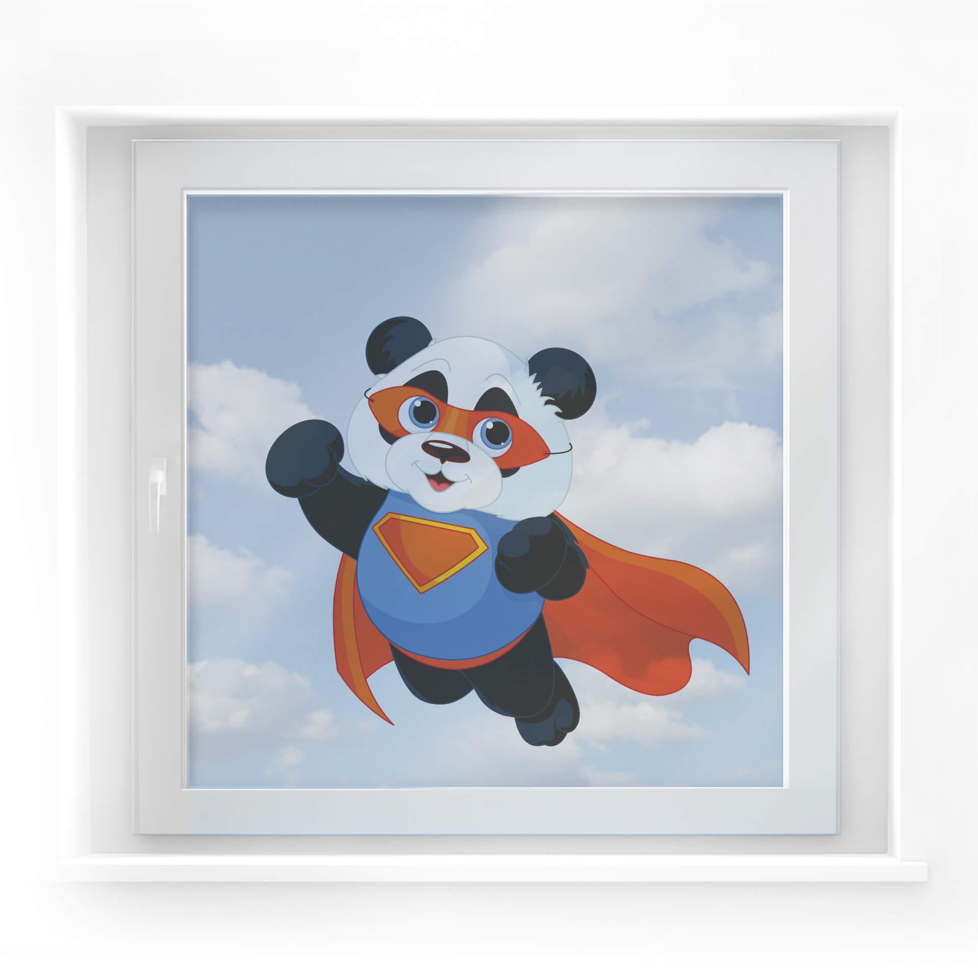 Decoración de ventanas Super Panda