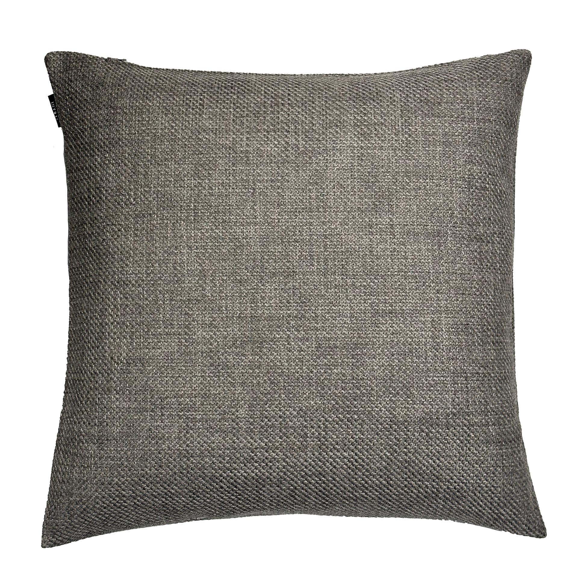 Uni Kissenhülle in silber in 50x50 cm